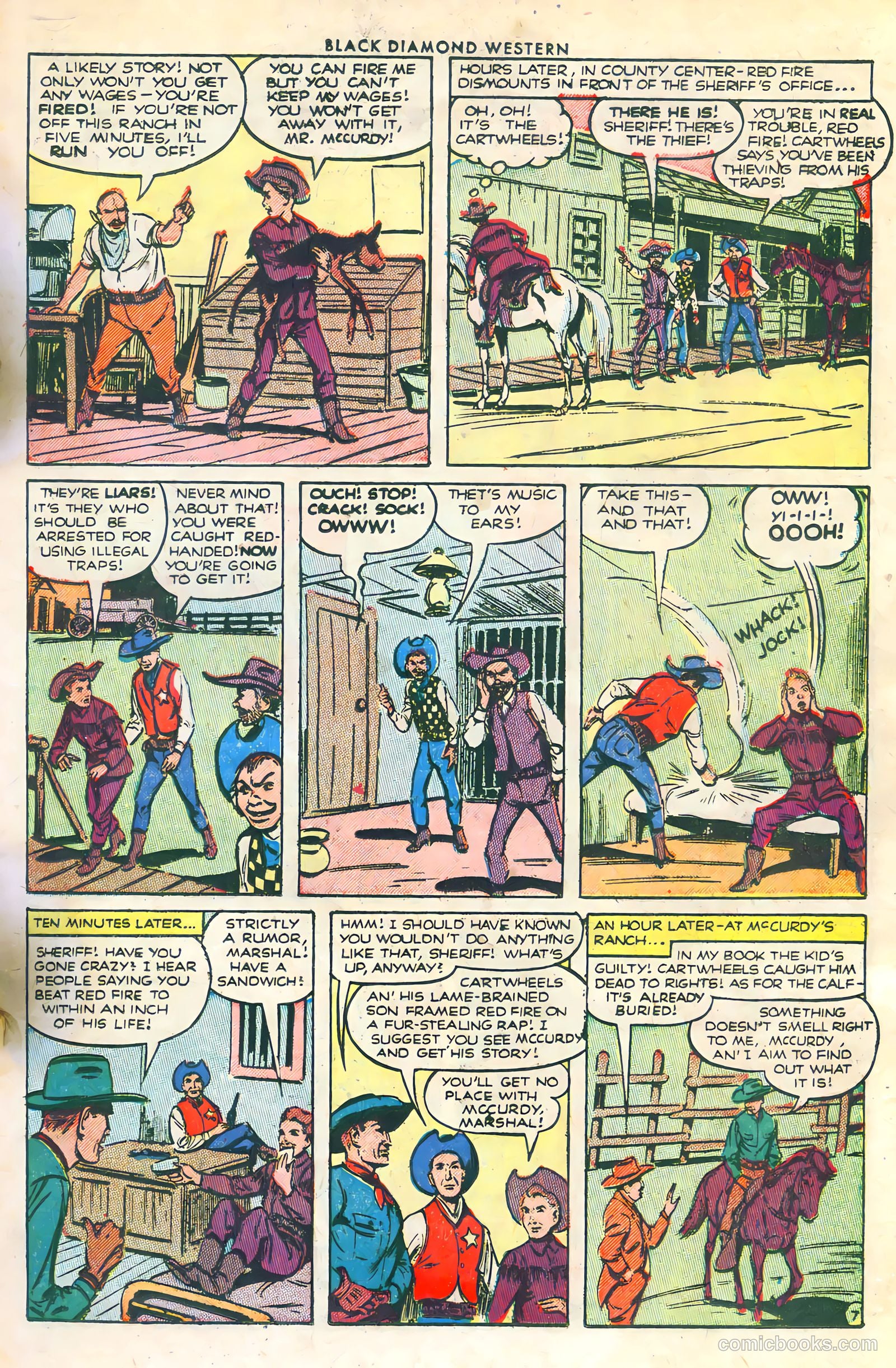 Black Diamond Western #45 (1953) — page 19