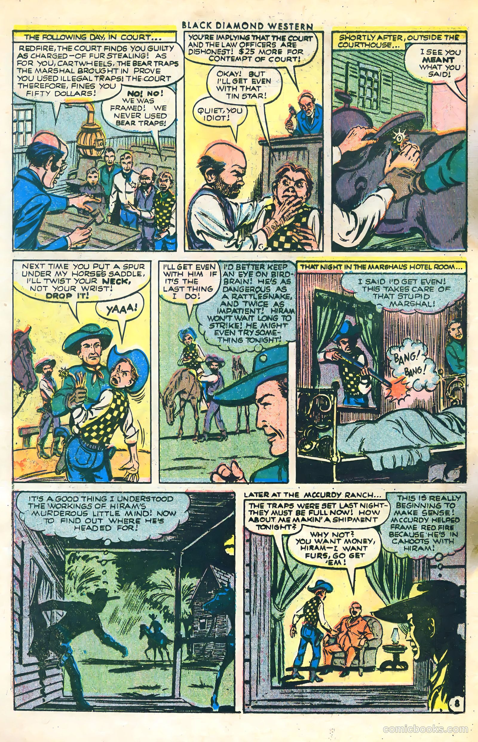Black Diamond Western #45 (1953) — page 20