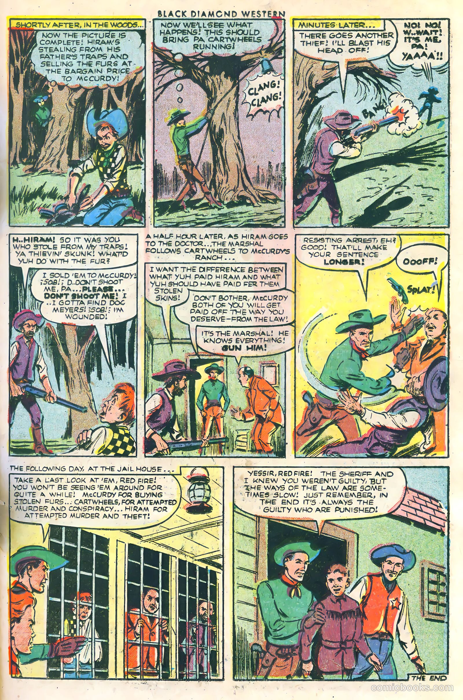 Black Diamond Western #45 (1953) — page 21