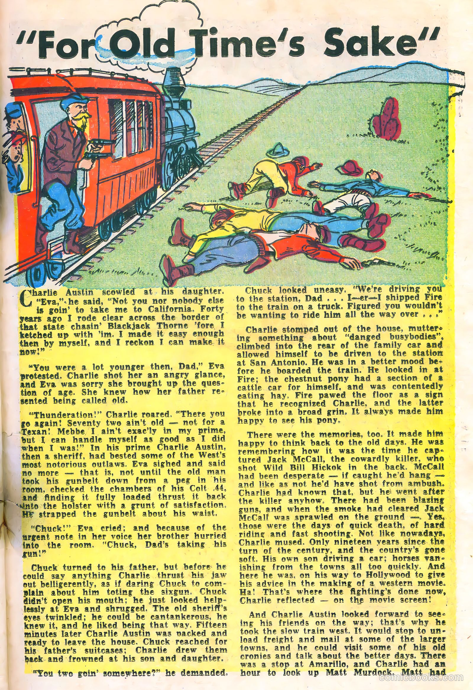Black Diamond Western #45 (1953) — page 23