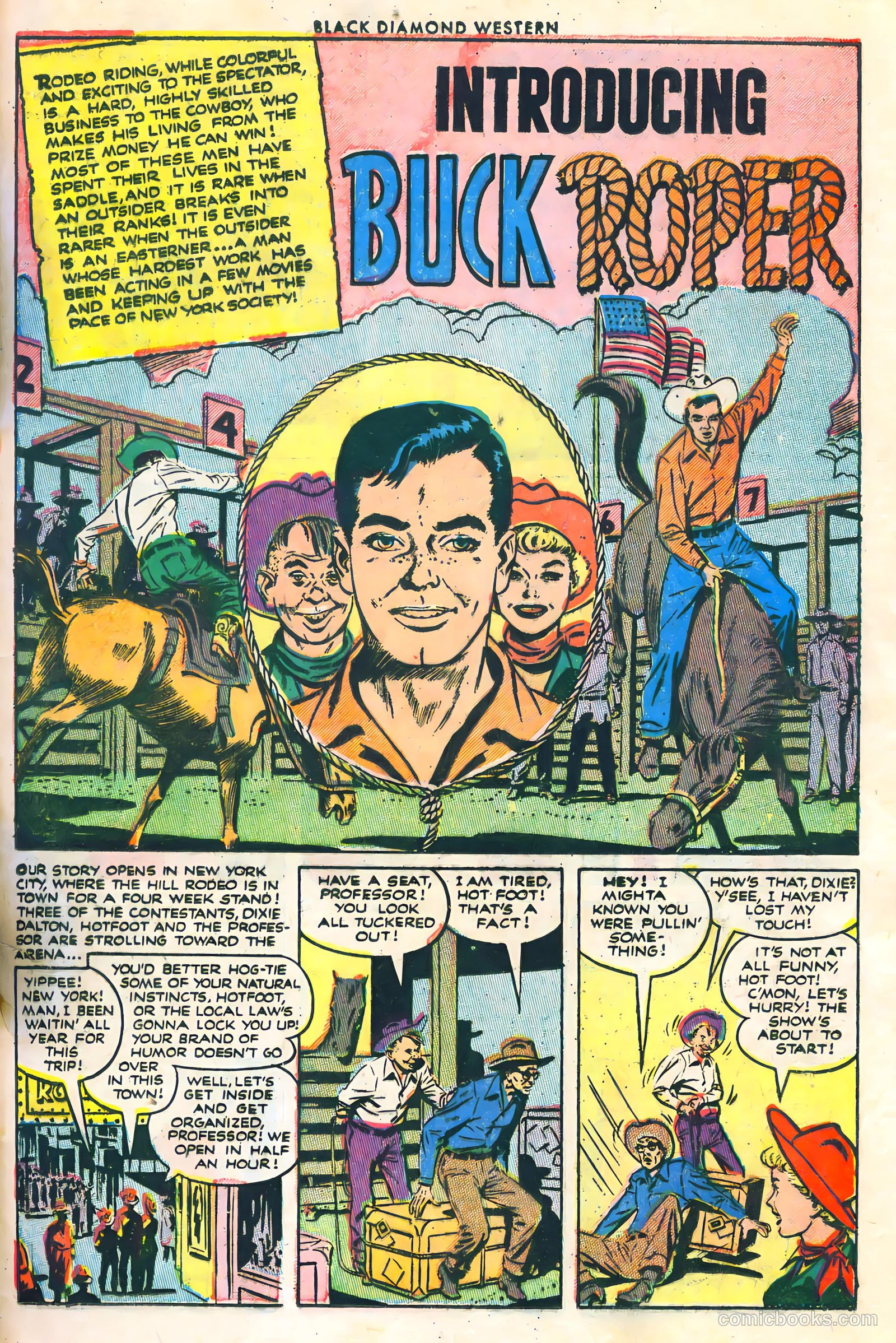 Black Diamond Western #45 (1953) — page 25