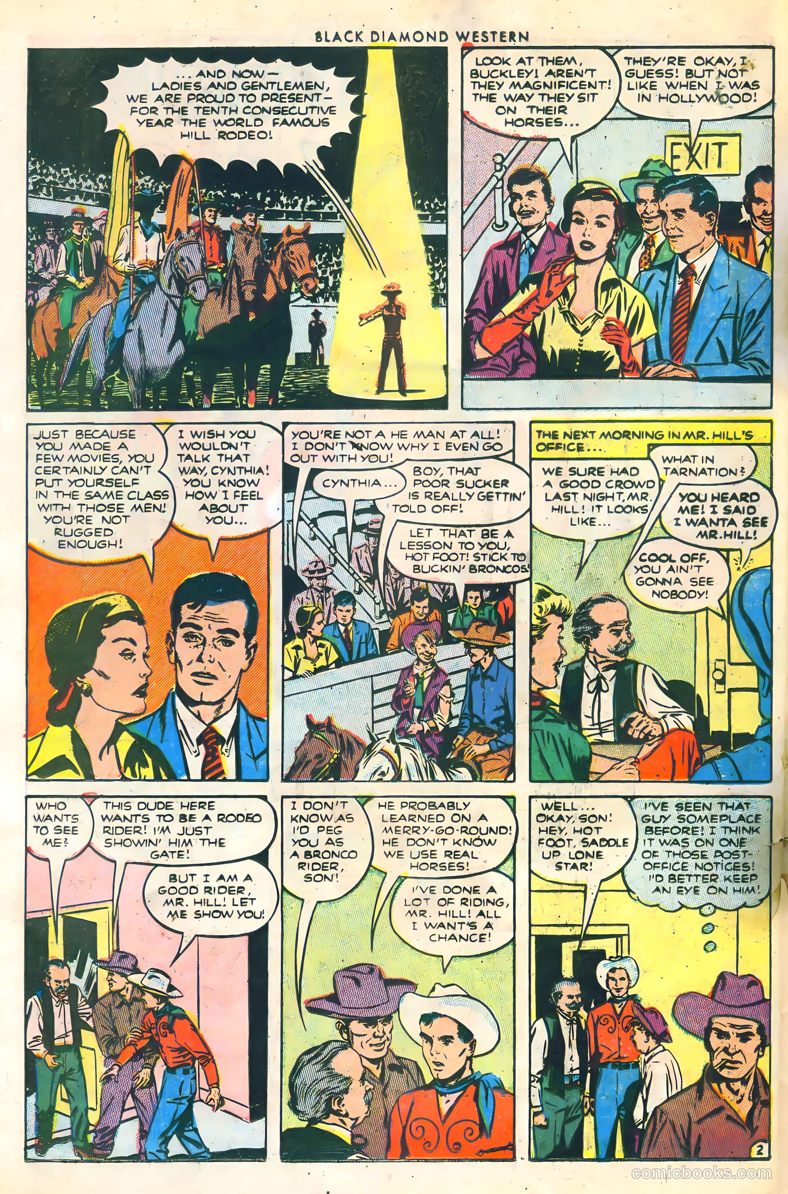 Black Diamond Western #45 (1953) — page 26