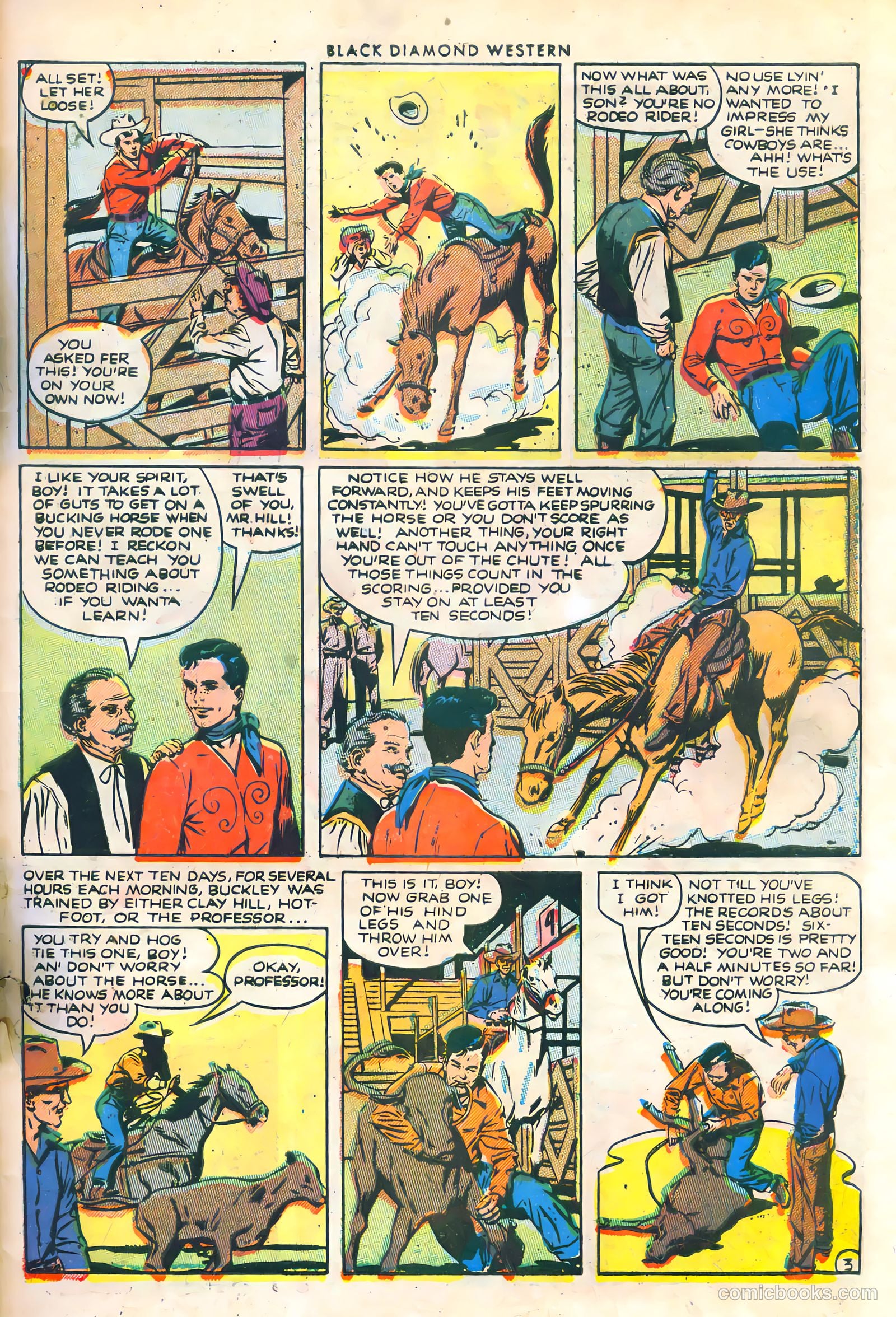 Black Diamond Western #45 (1953) — page 27