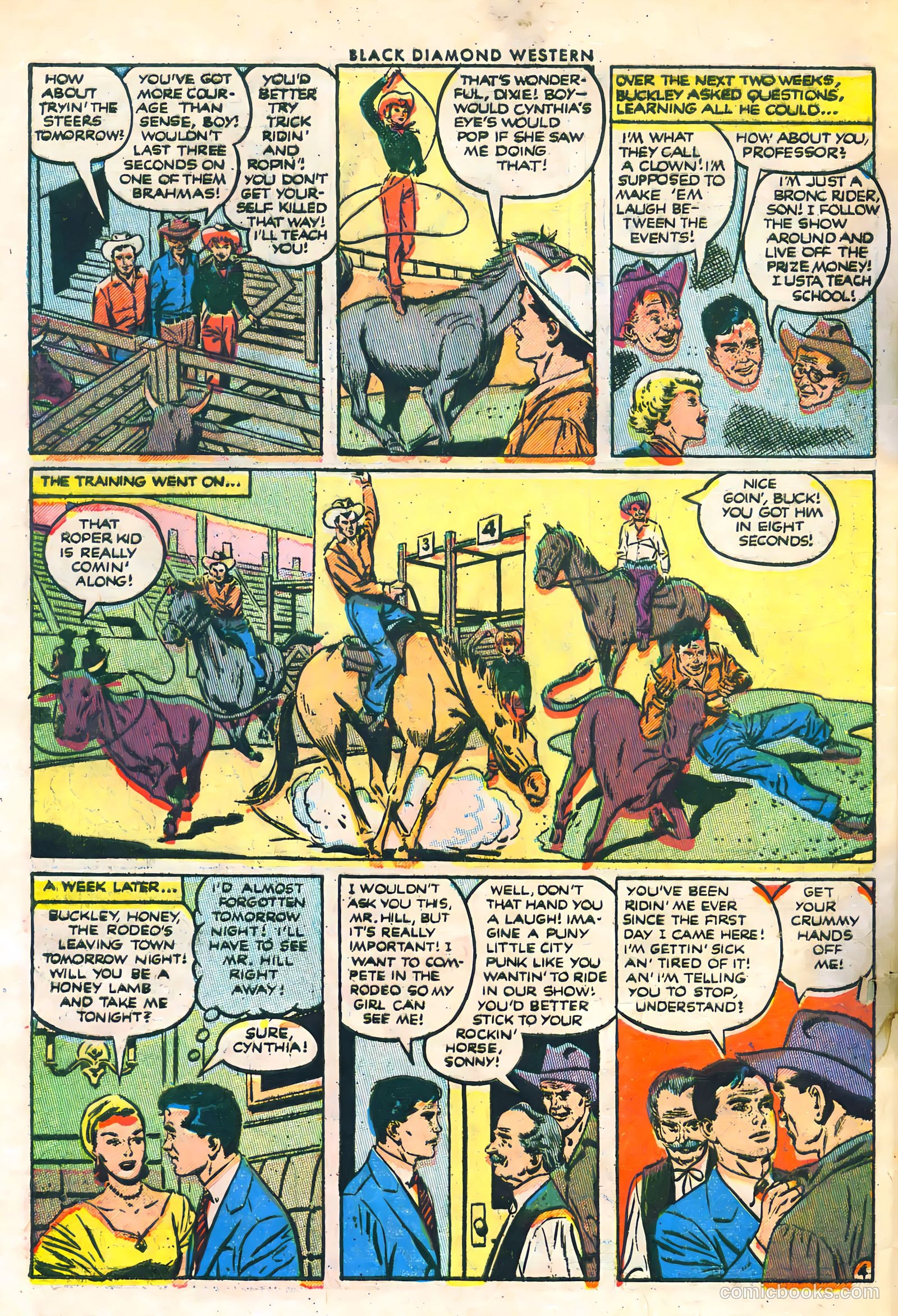 Black Diamond Western #45 (1953) — page 28