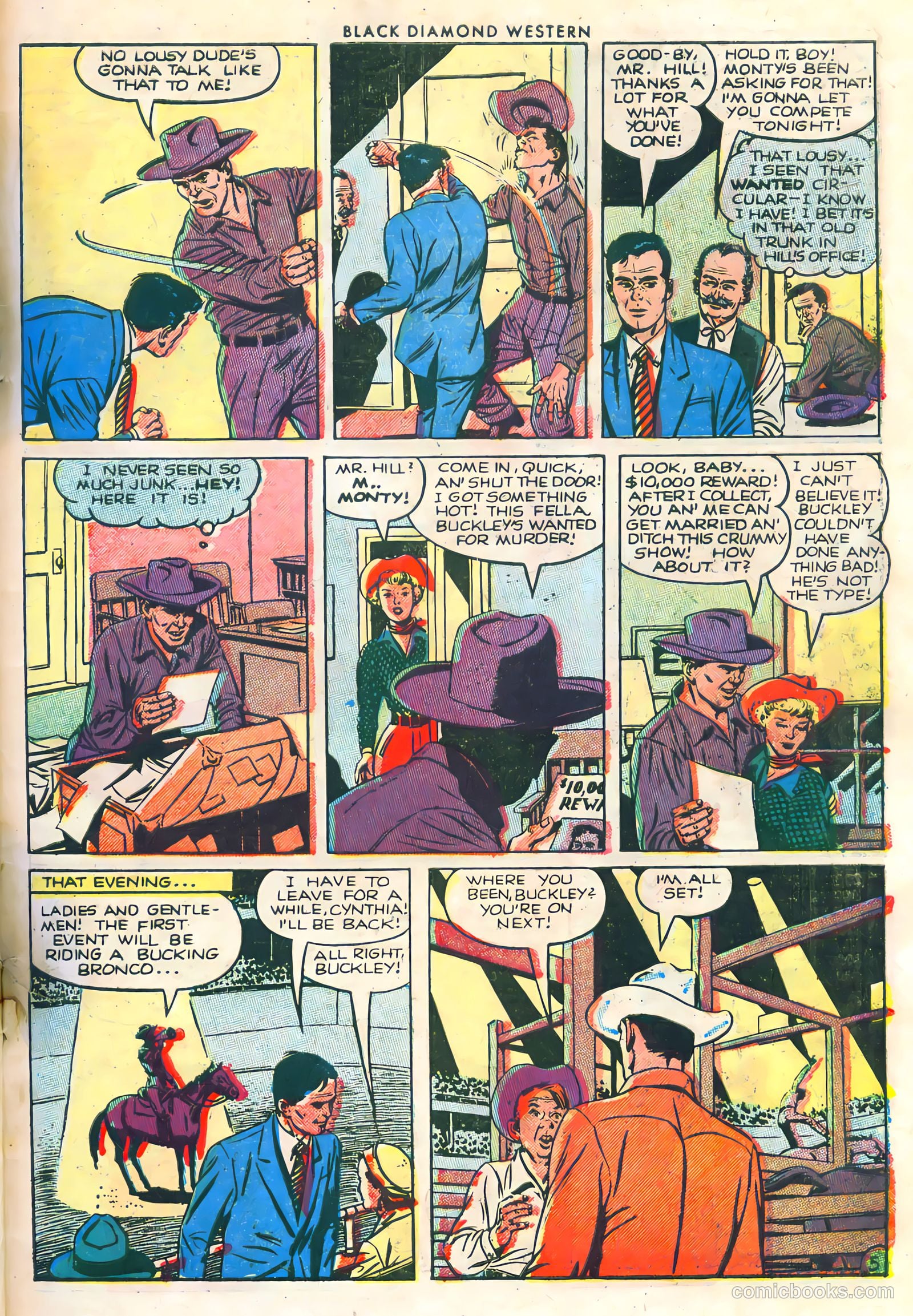 Black Diamond Western #45 (1953) — page 29