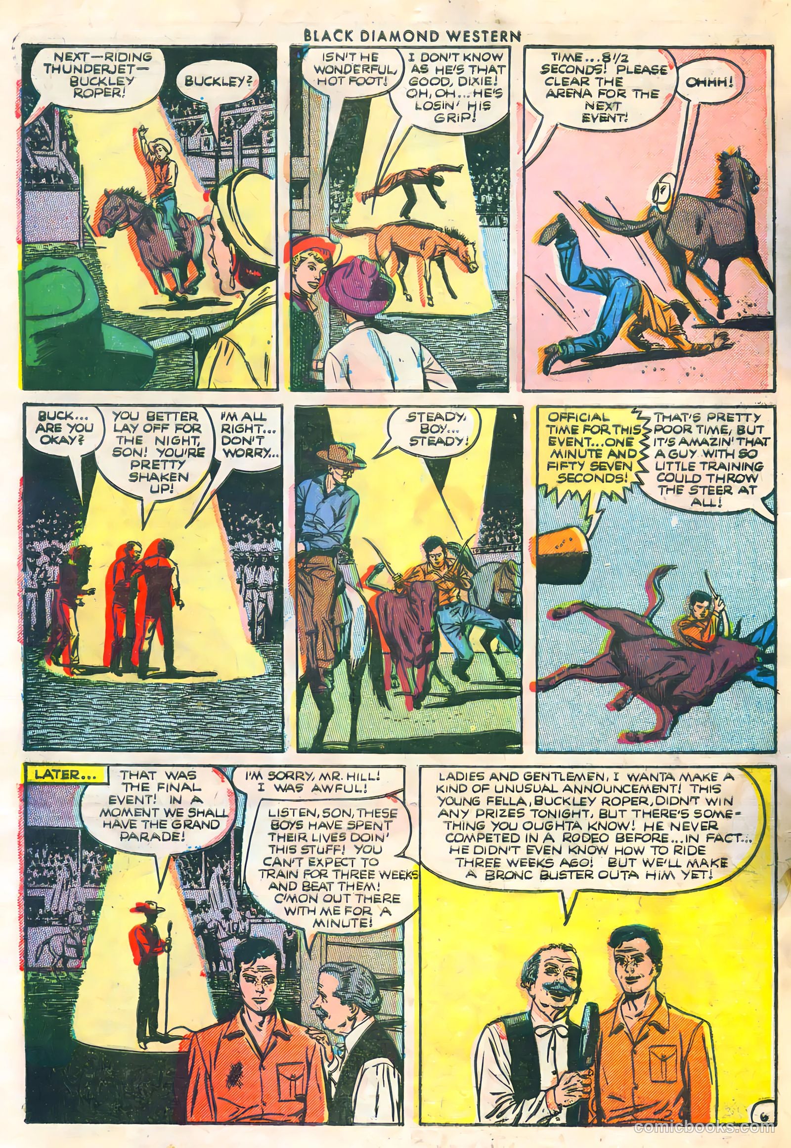 Black Diamond Western #45 (1953) — page 30