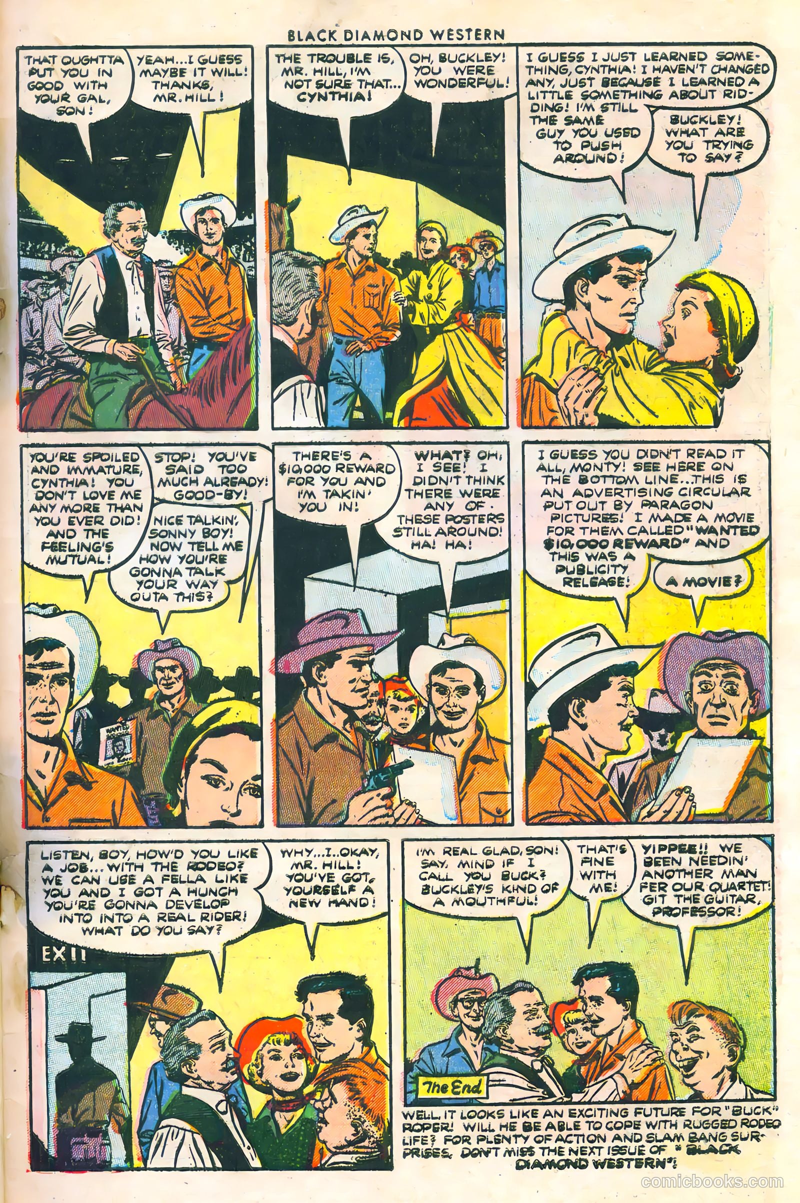 Black Diamond Western #45 (1953) — page 31
