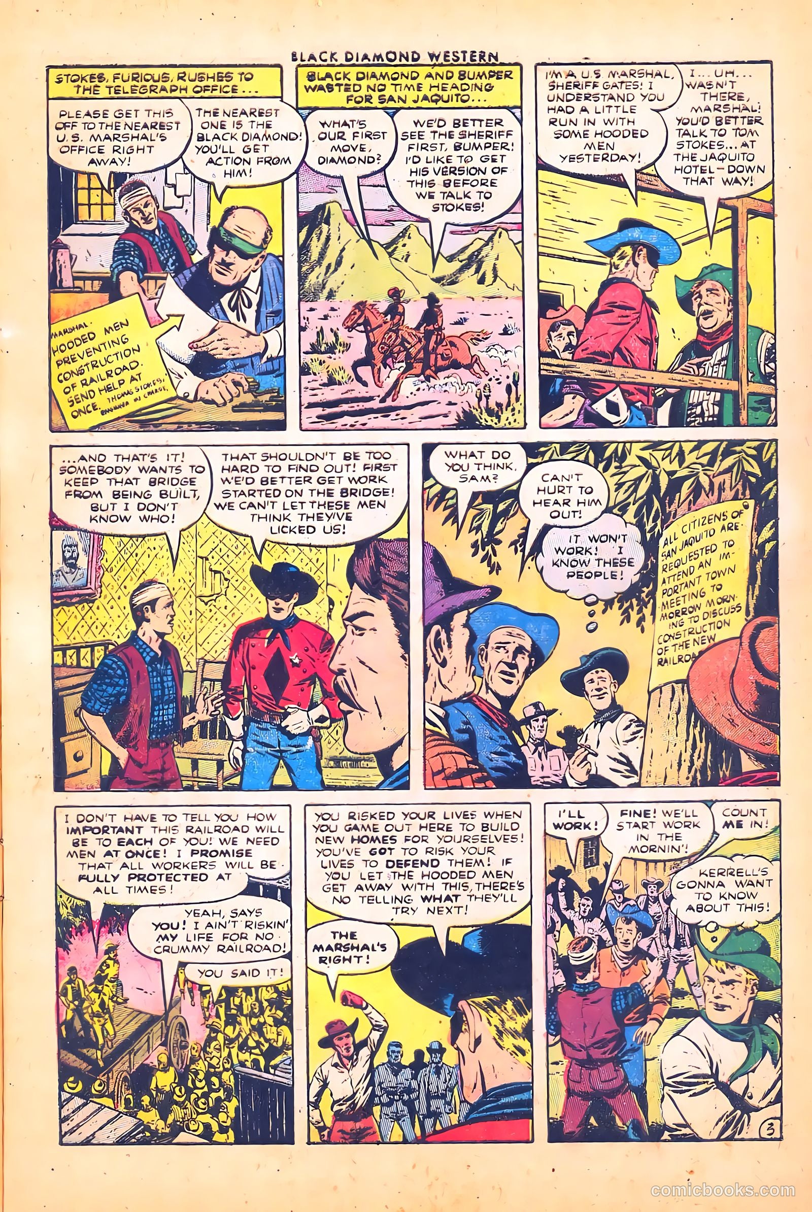 Black Diamond Western #46 (1953) — page 5