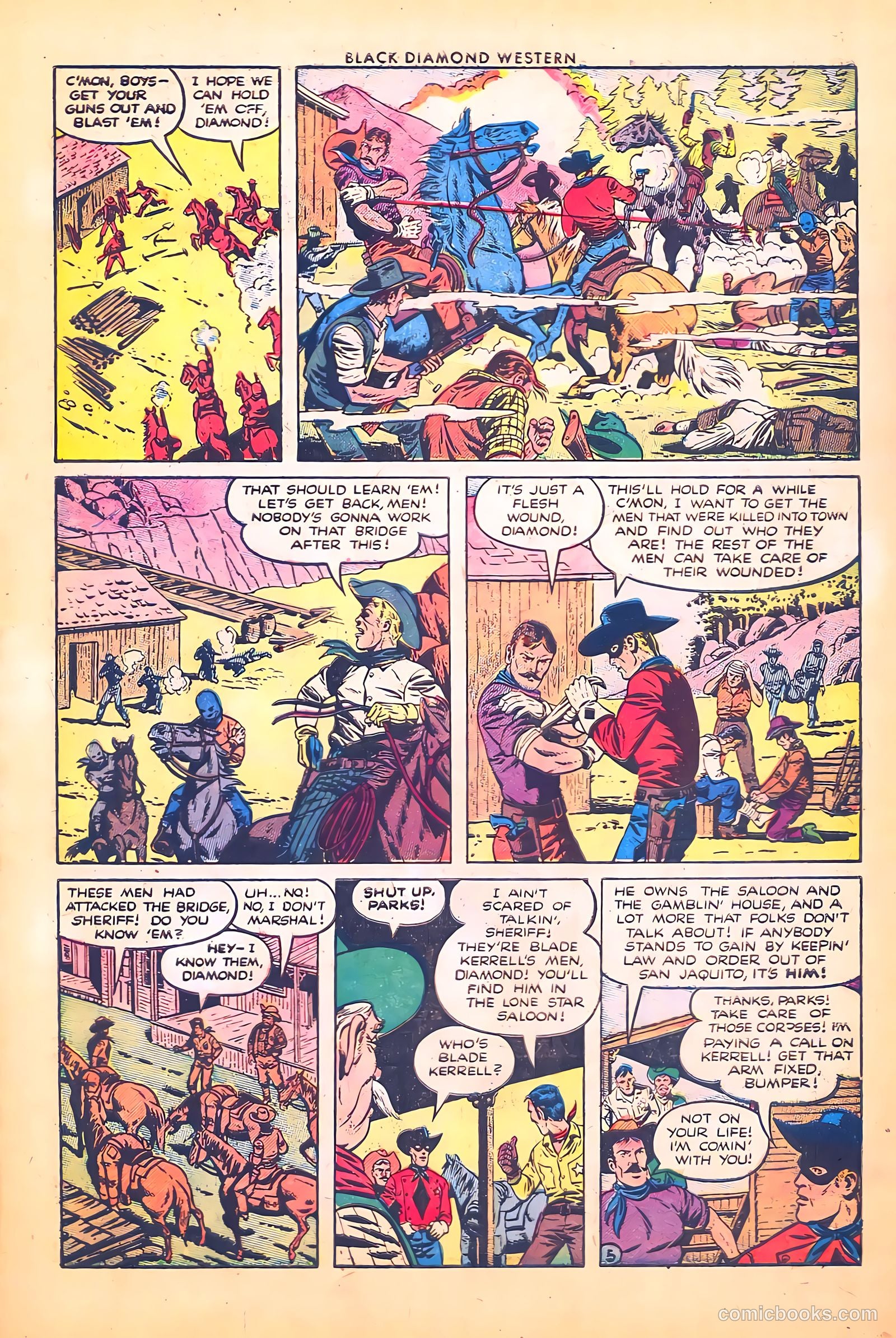 Black Diamond Western #46 (1953) — page 7