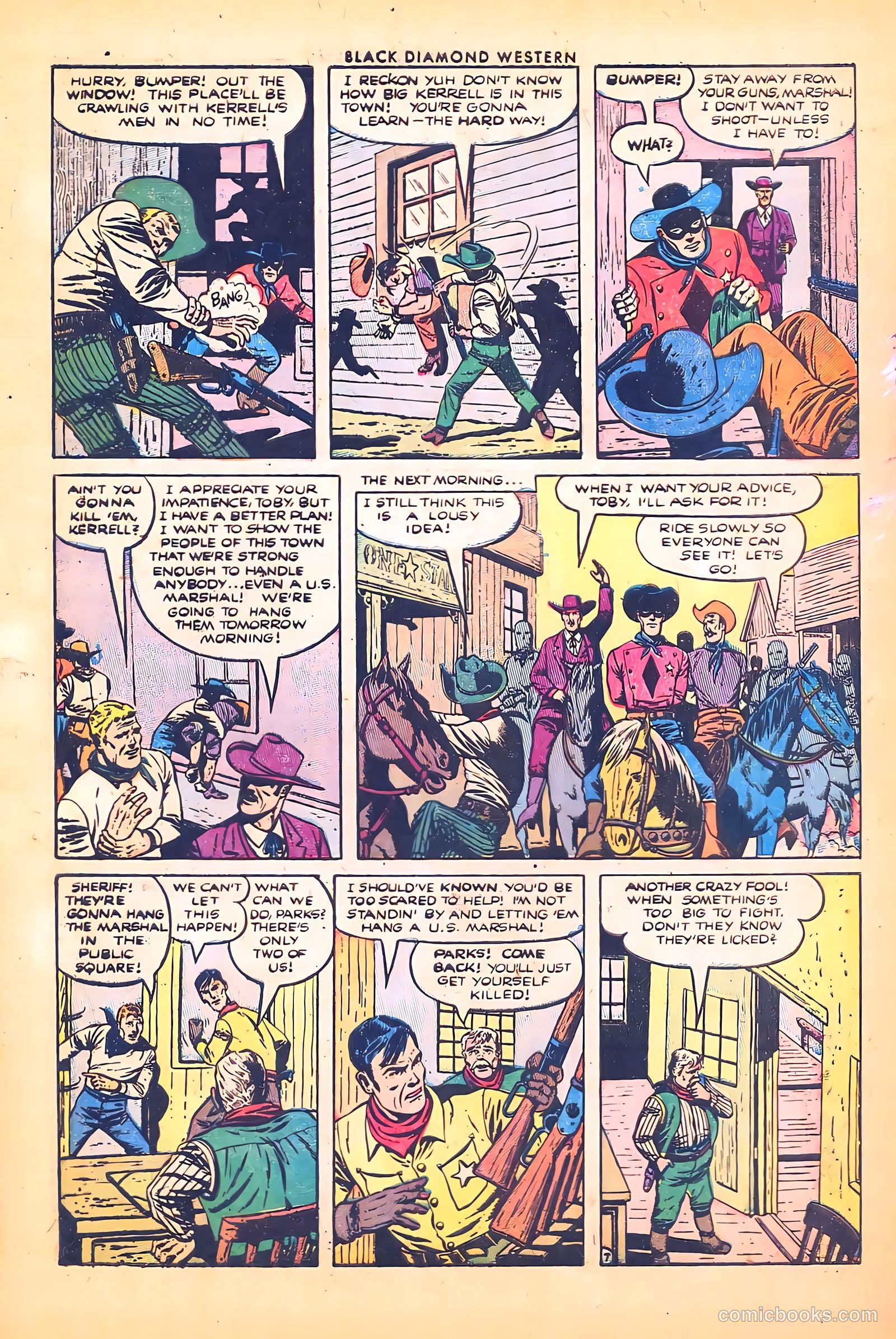 Black Diamond Western #46 (1953) — page 9