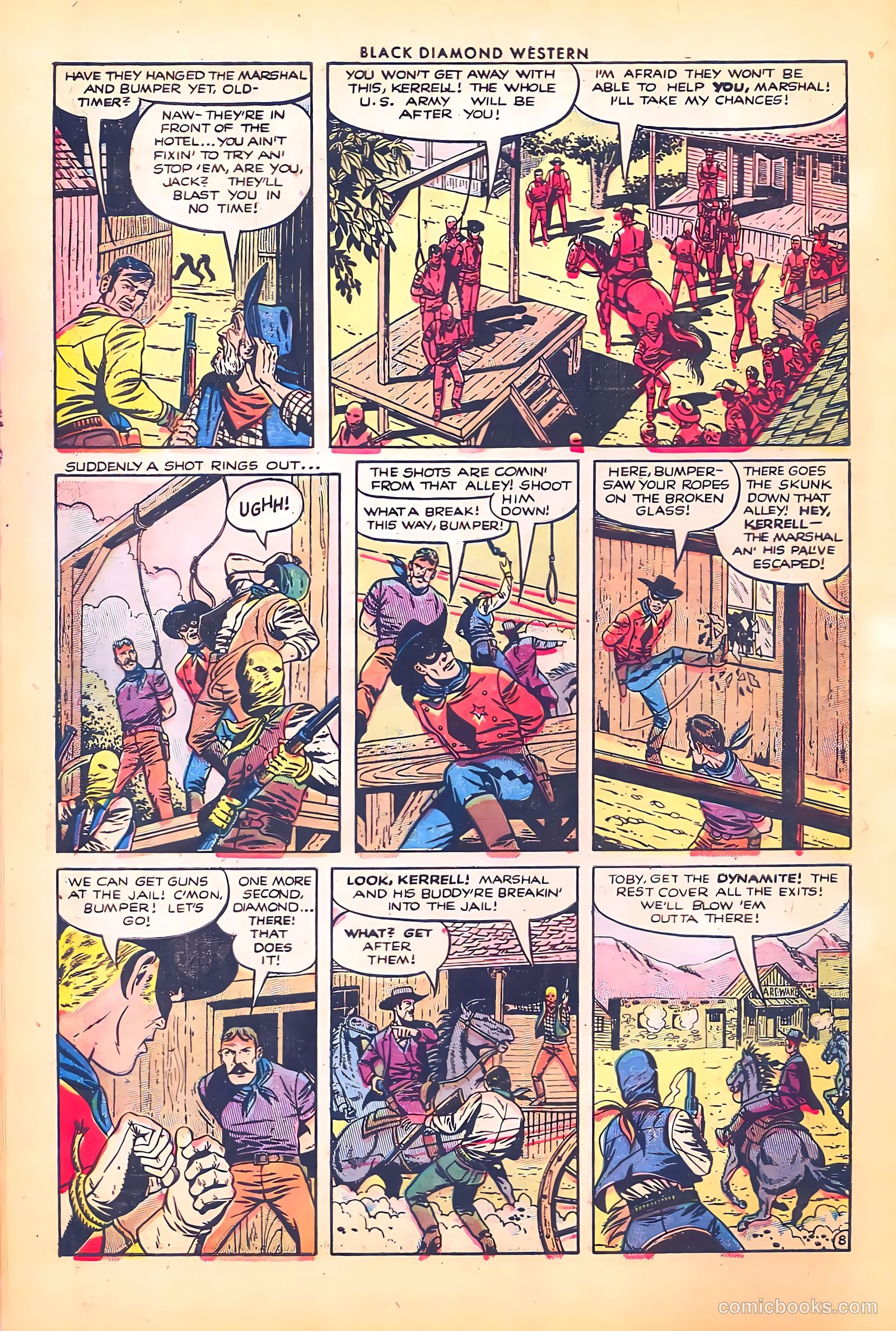 Black Diamond Western #46 (1953) — page 10