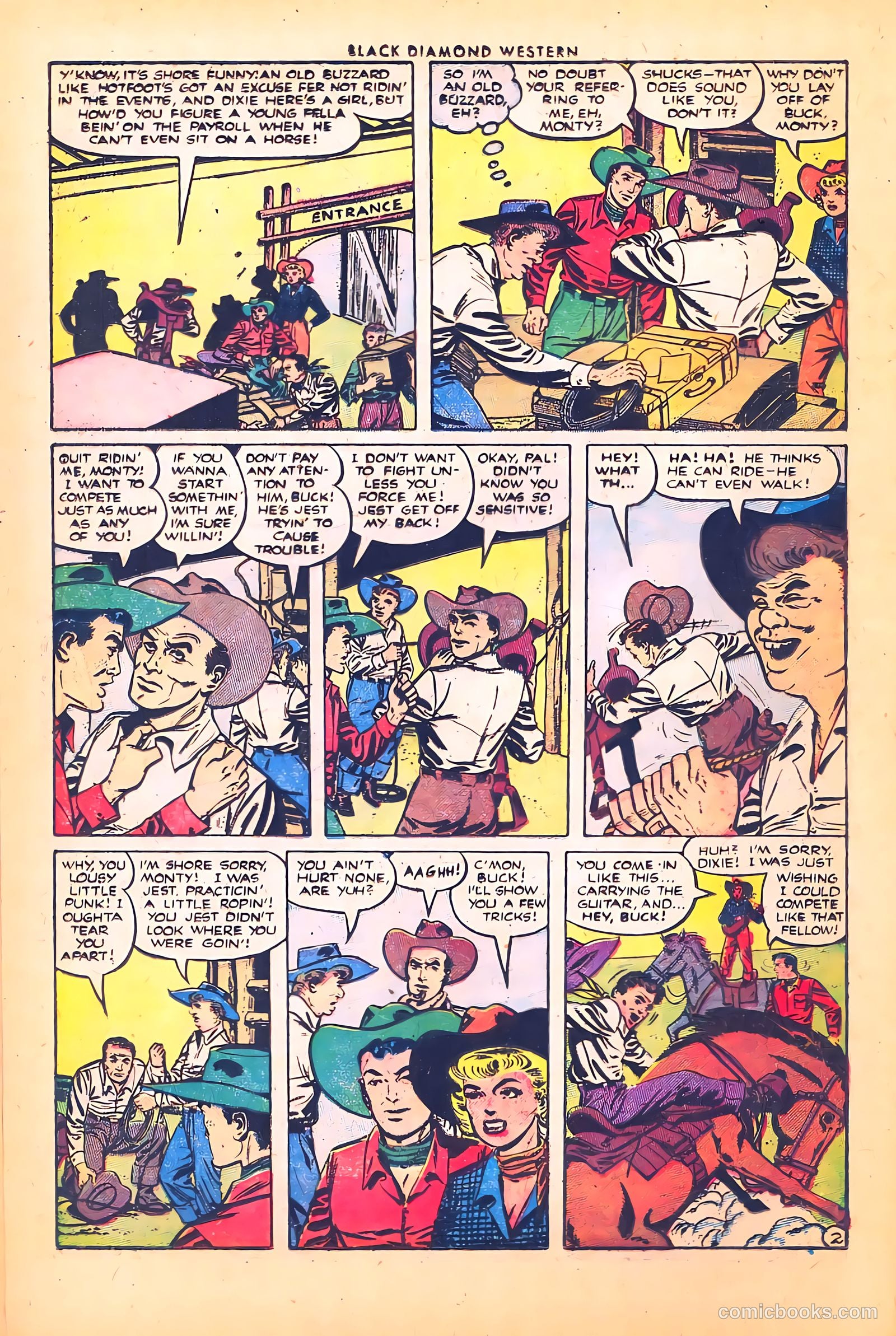Black Diamond Western #46 (1953) — page 16