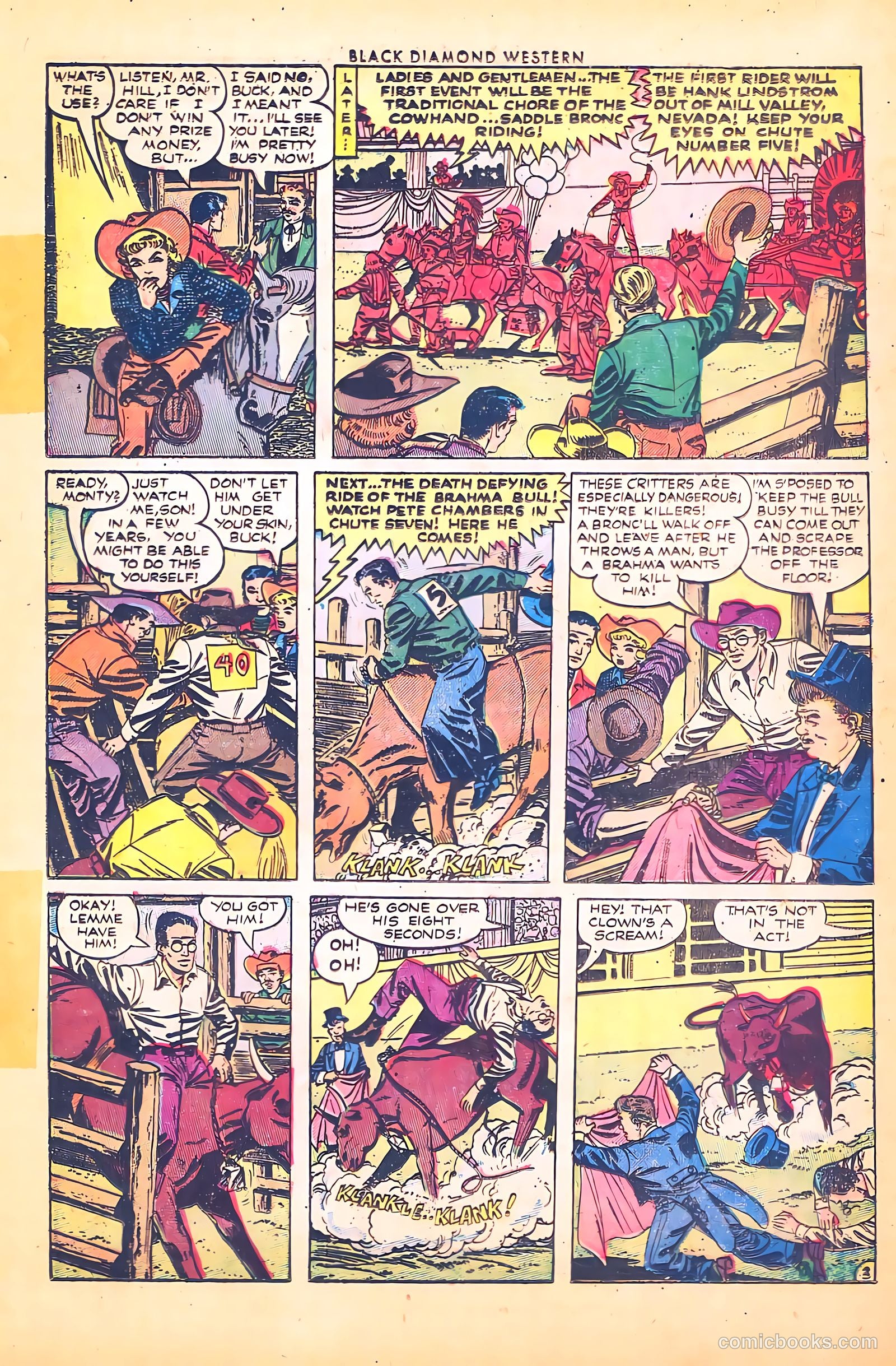 Black Diamond Western #46 (1953) — page 17