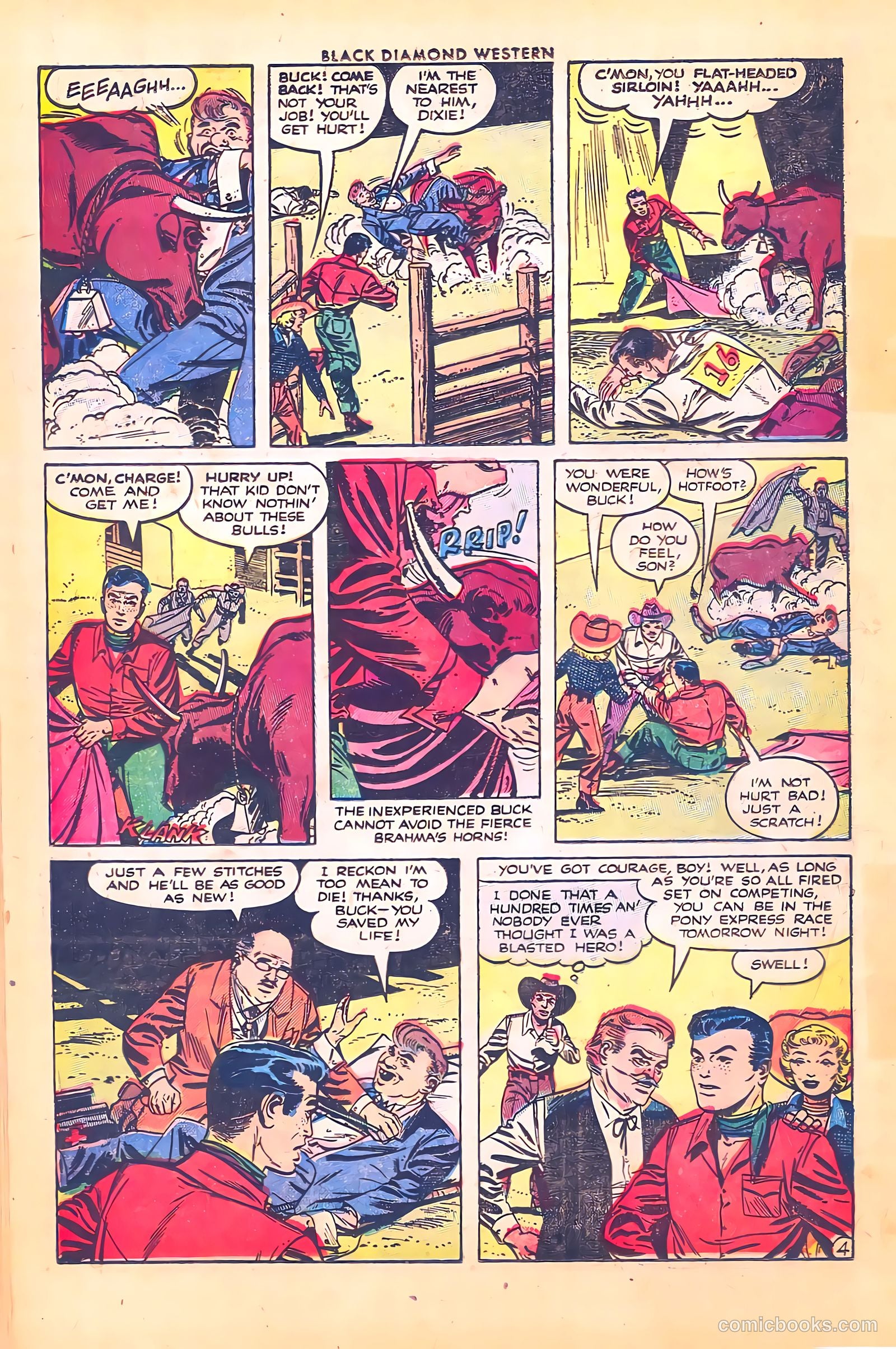 Black Diamond Western #46 (1953) — page 18