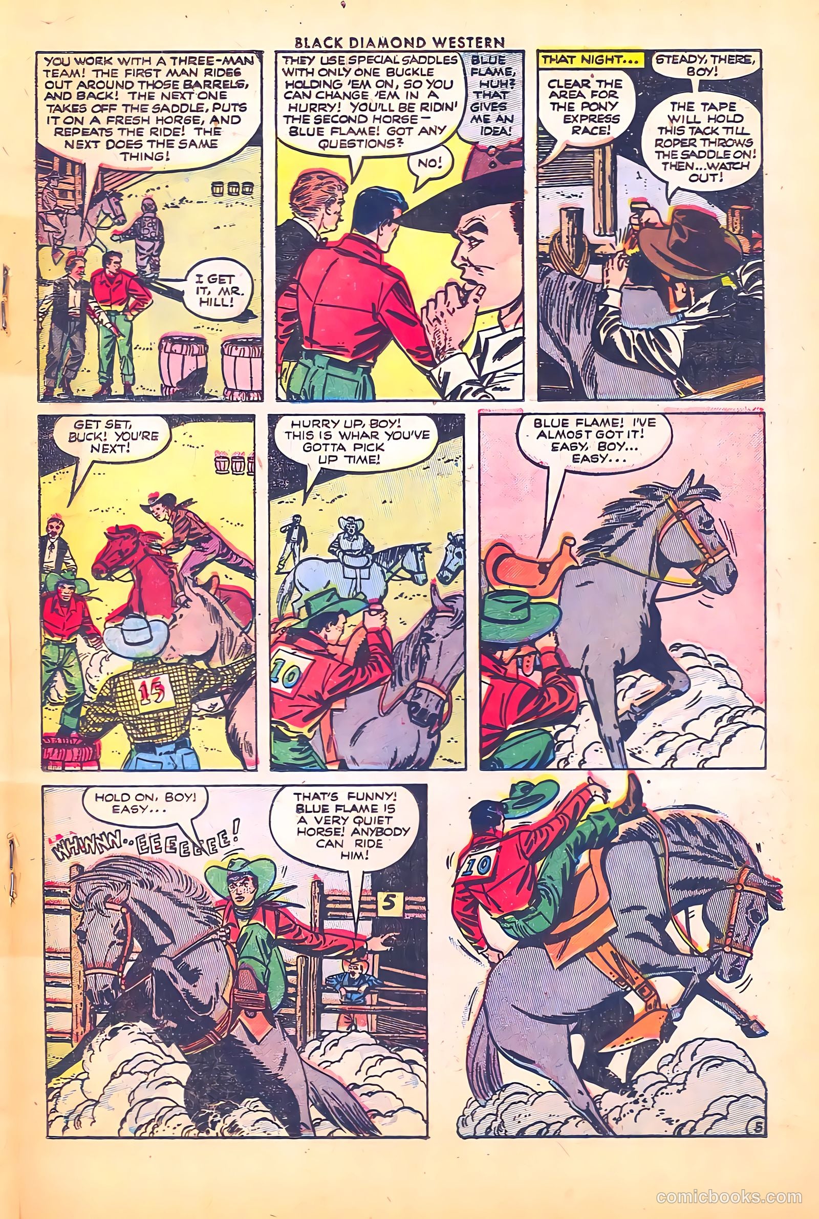 Black Diamond Western #46 (1953) — page 19