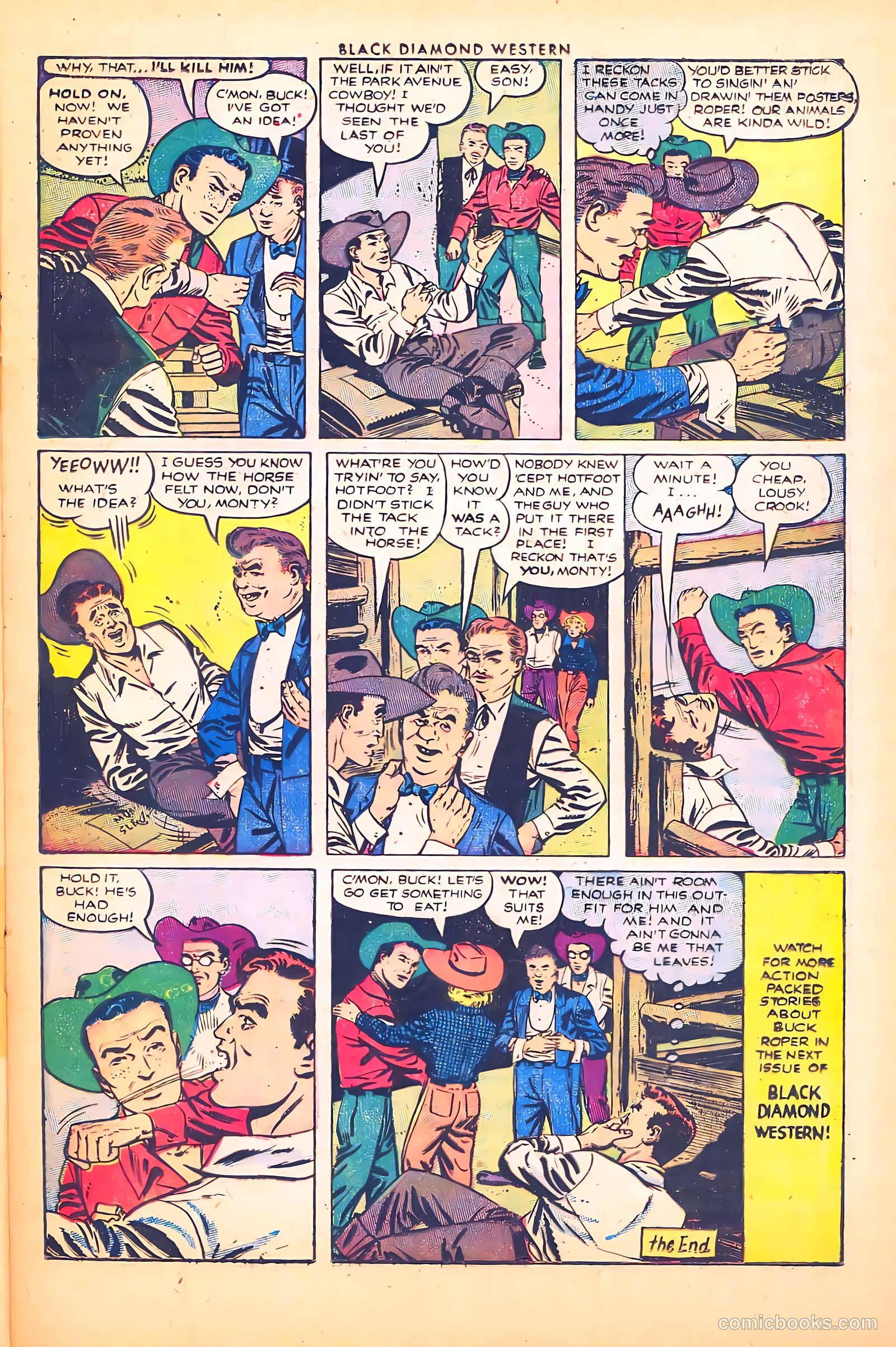 Black Diamond Western #46 (1953) — page 21
