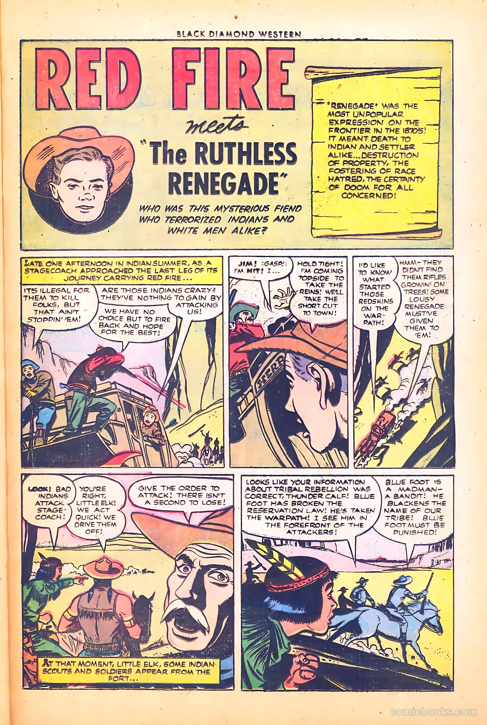 Black Diamond Western #46 (1953) — page 25