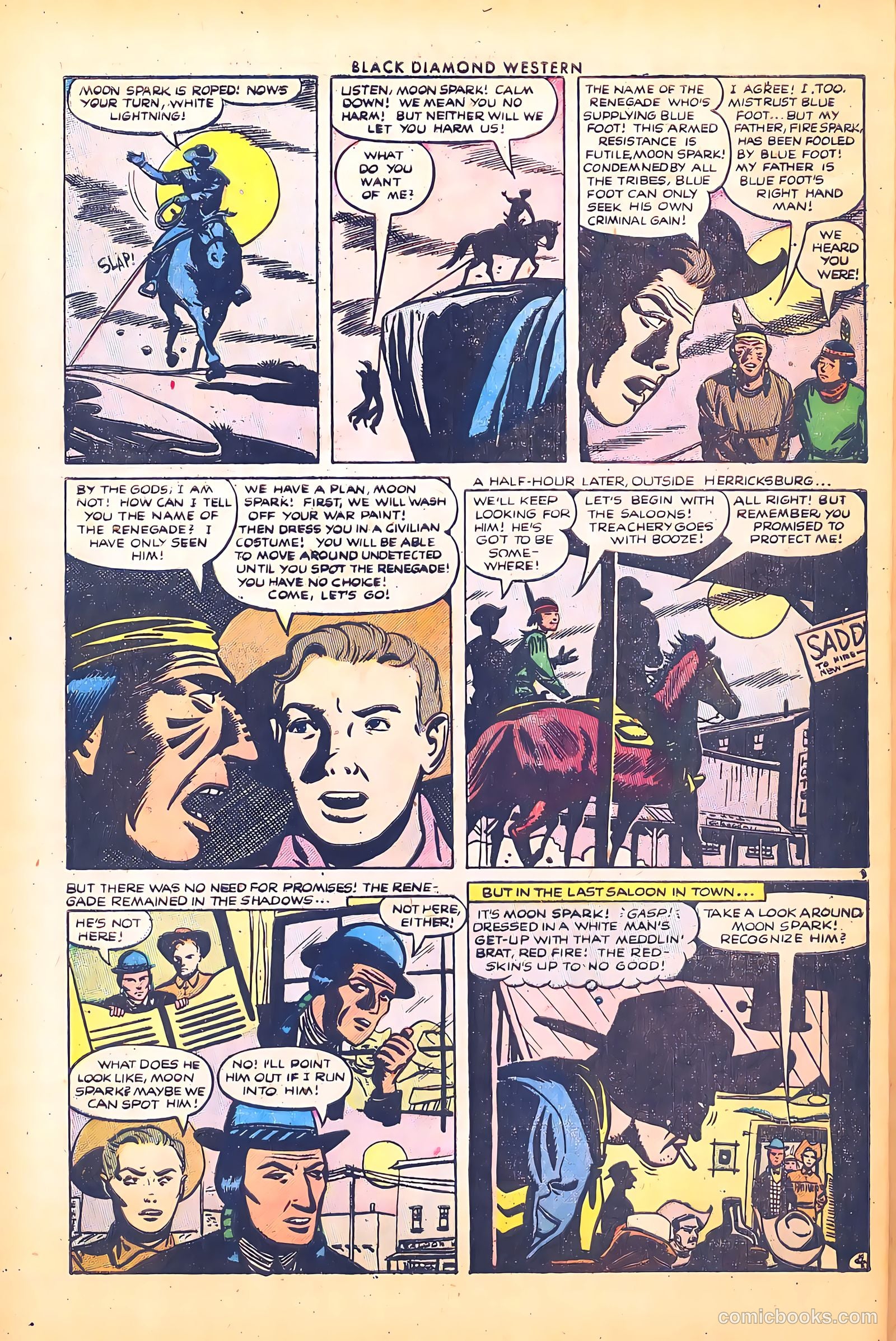 Black Diamond Western #46 (1953) — page 28