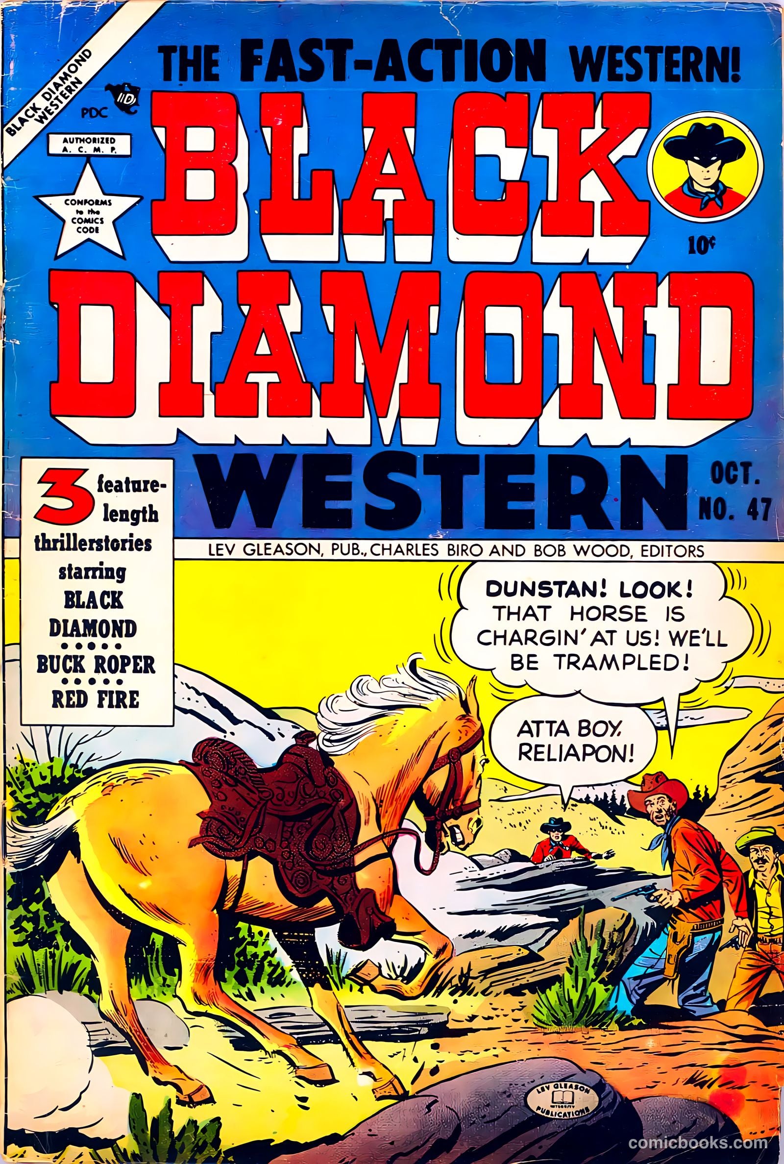 Black Diamond Western #47 (1953) — page 1