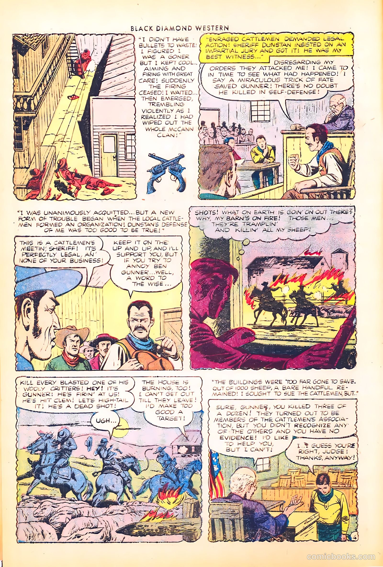 Black Diamond Western #47 (1953) — page 6