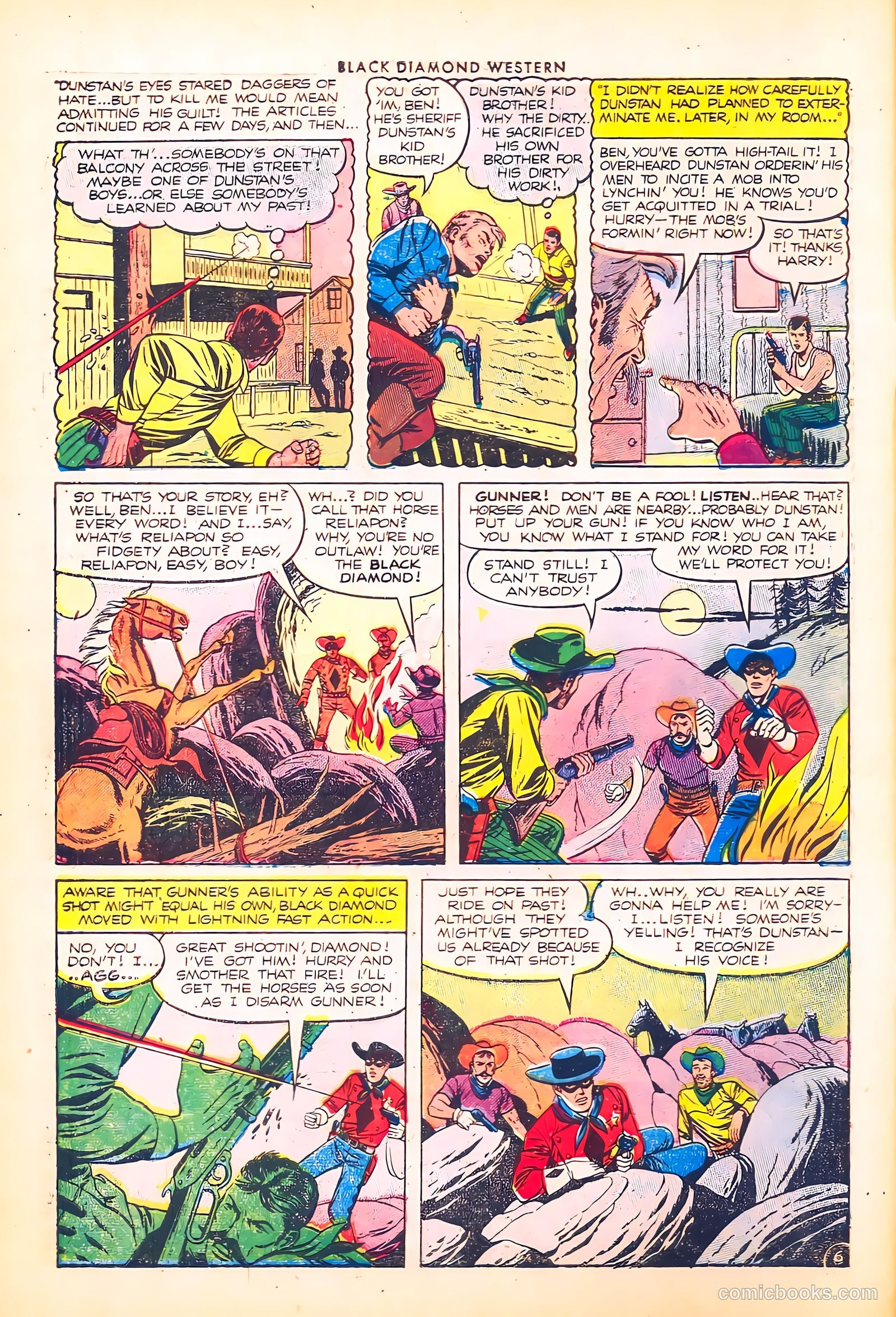 Black Diamond Western #47 (1953) — page 8