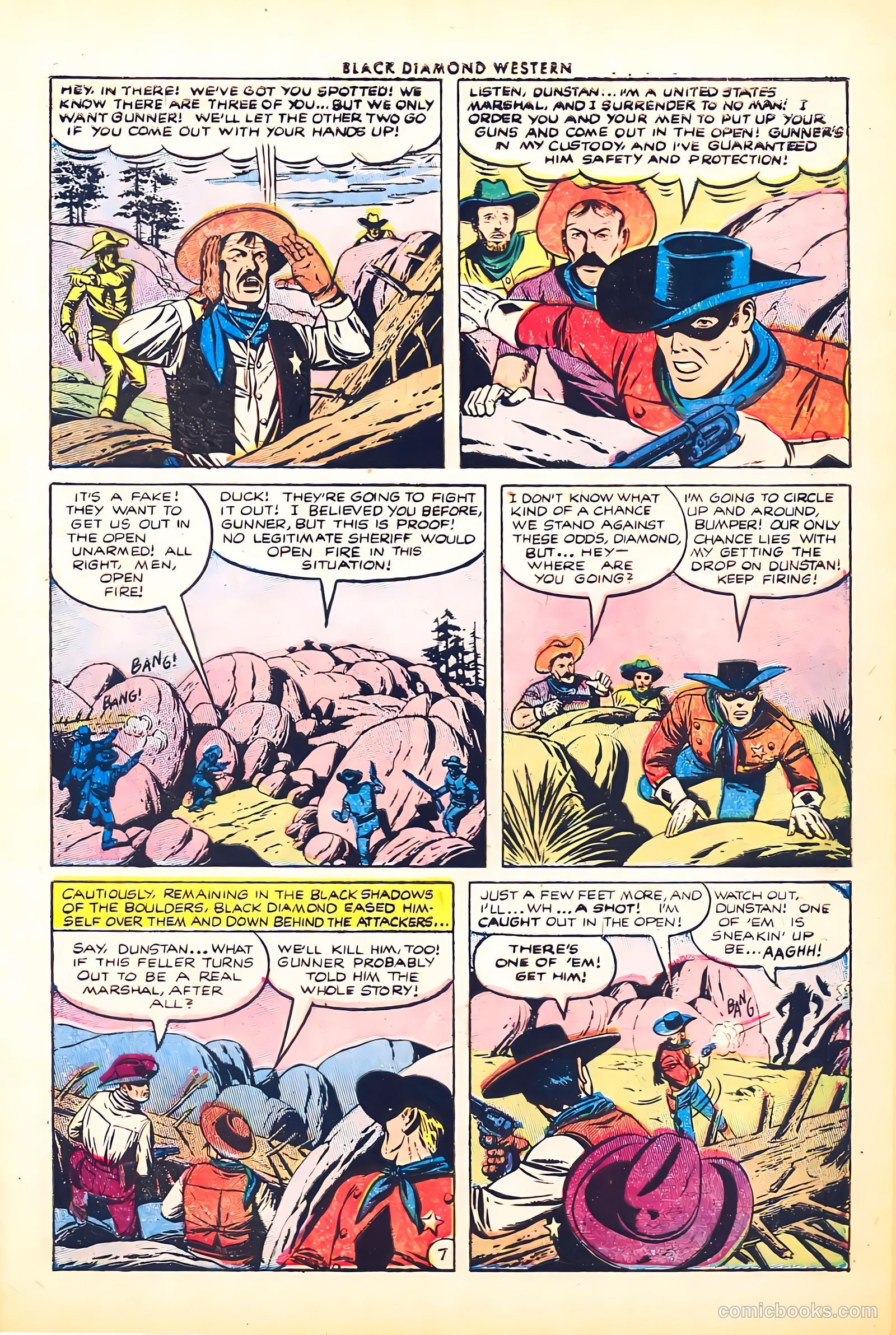 Black Diamond Western #47 (1953) — page 9