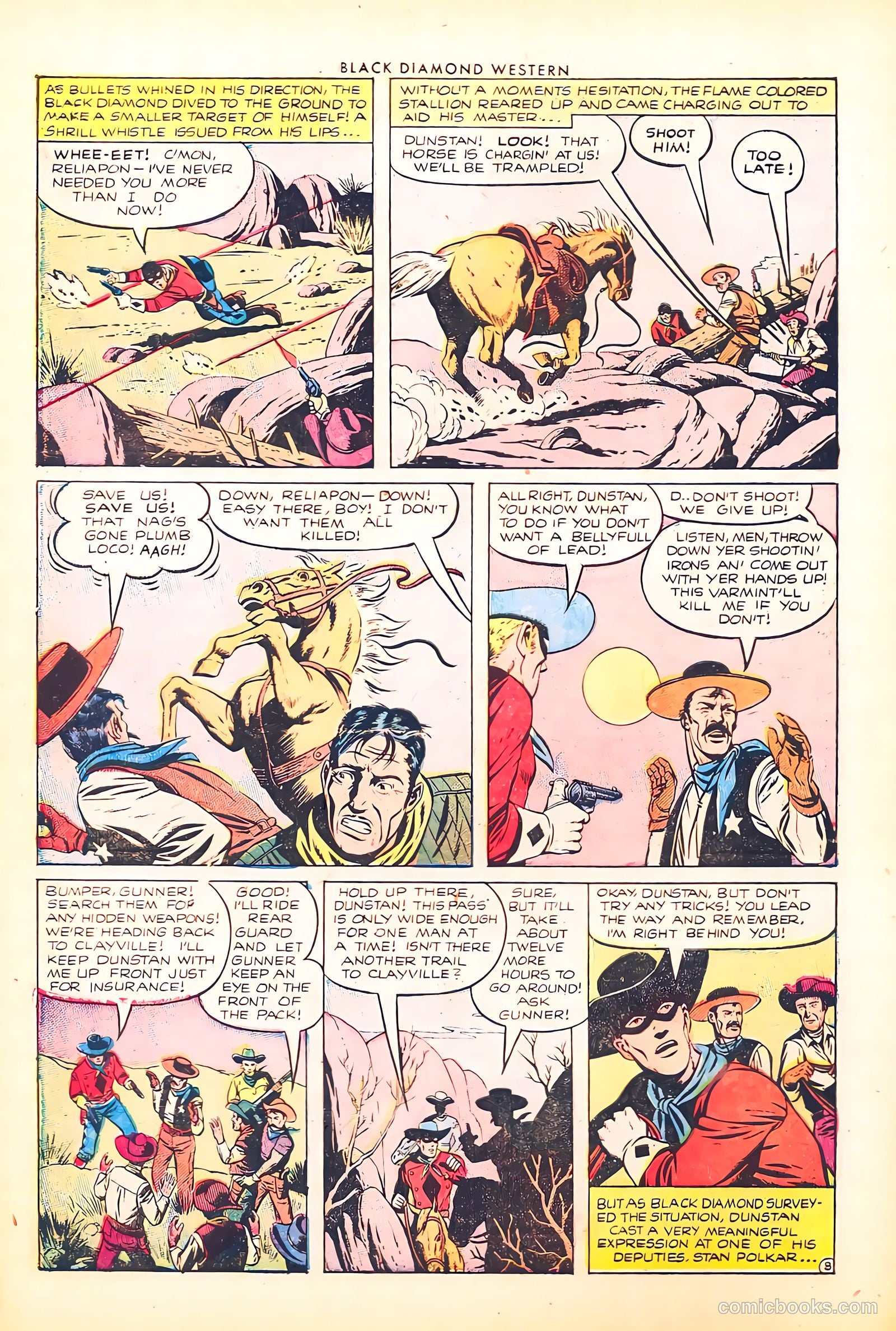 Black Diamond Western #47 (1953) — page 10