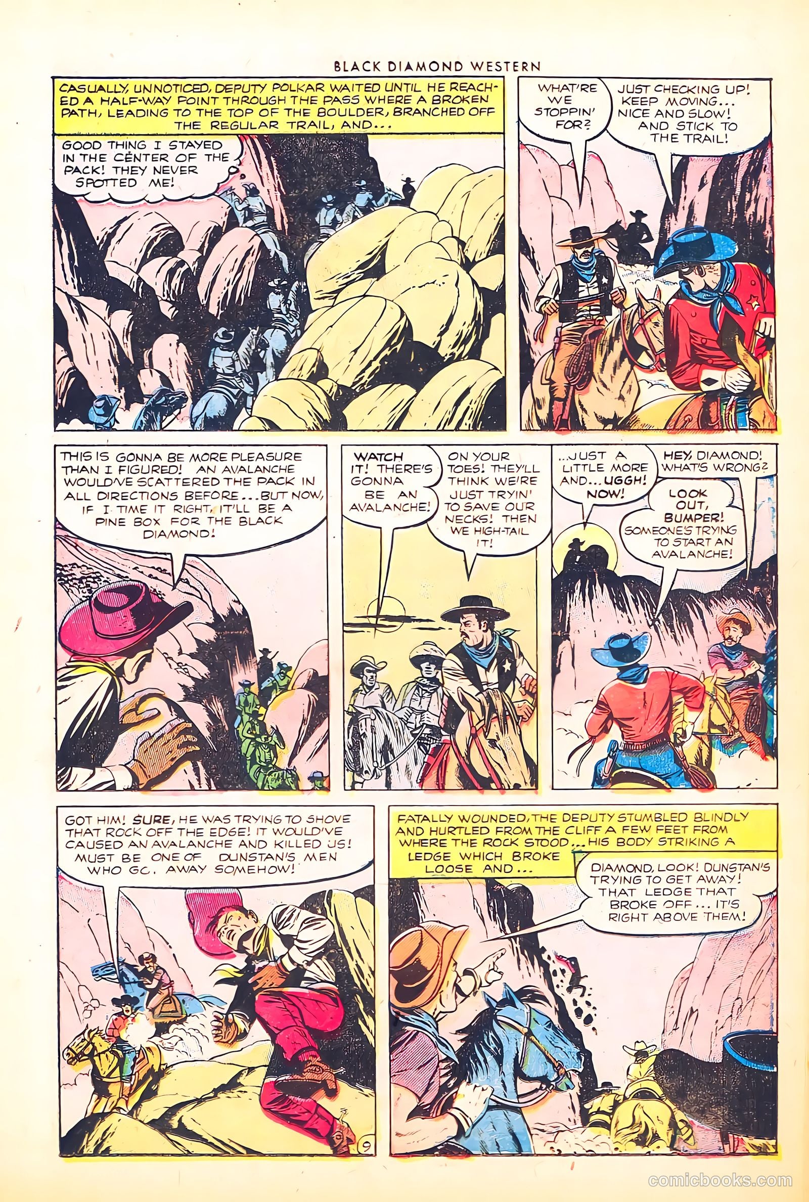 Black Diamond Western #47 (1953) — page 11