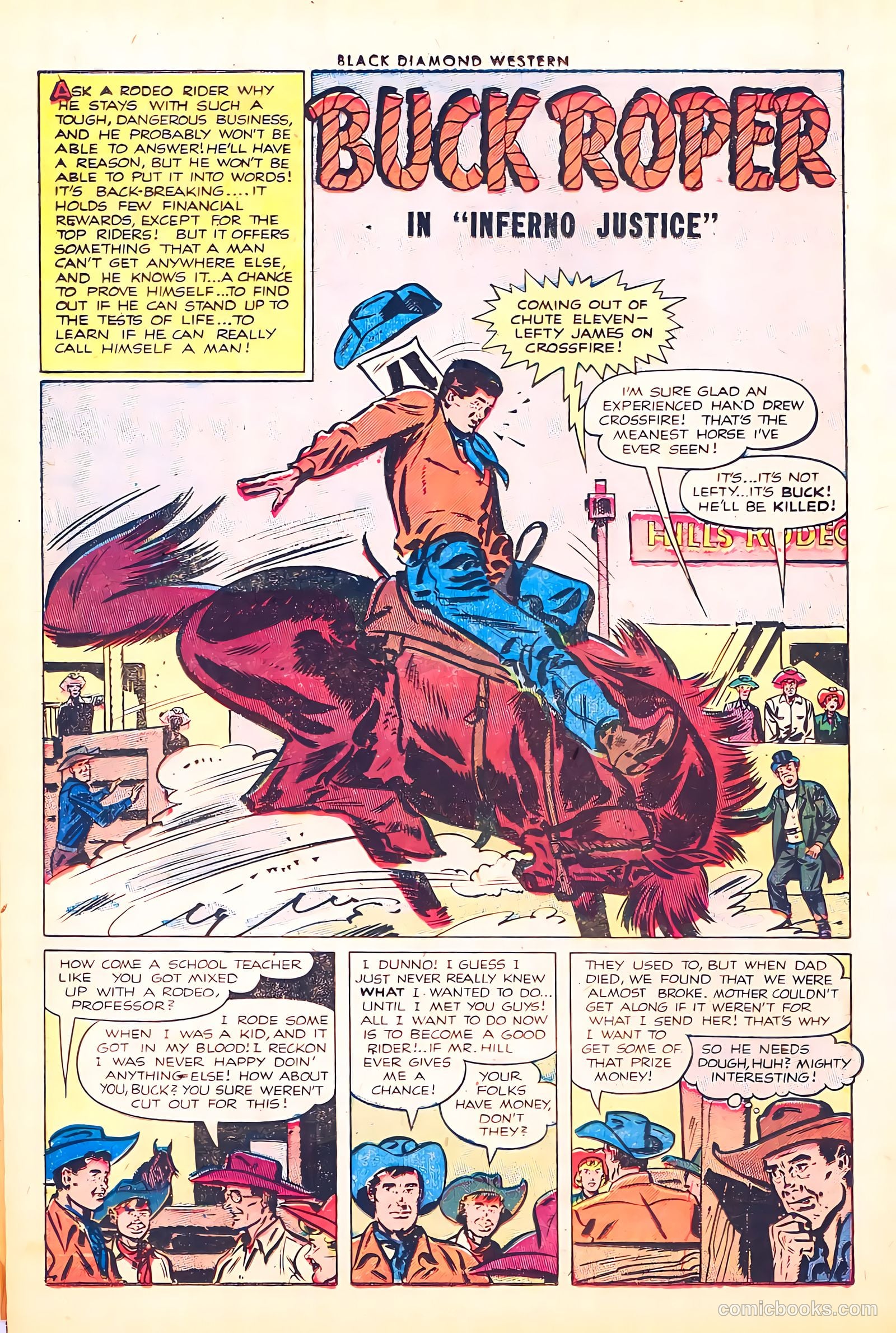 Black Diamond Western #47 (1953) — page 18