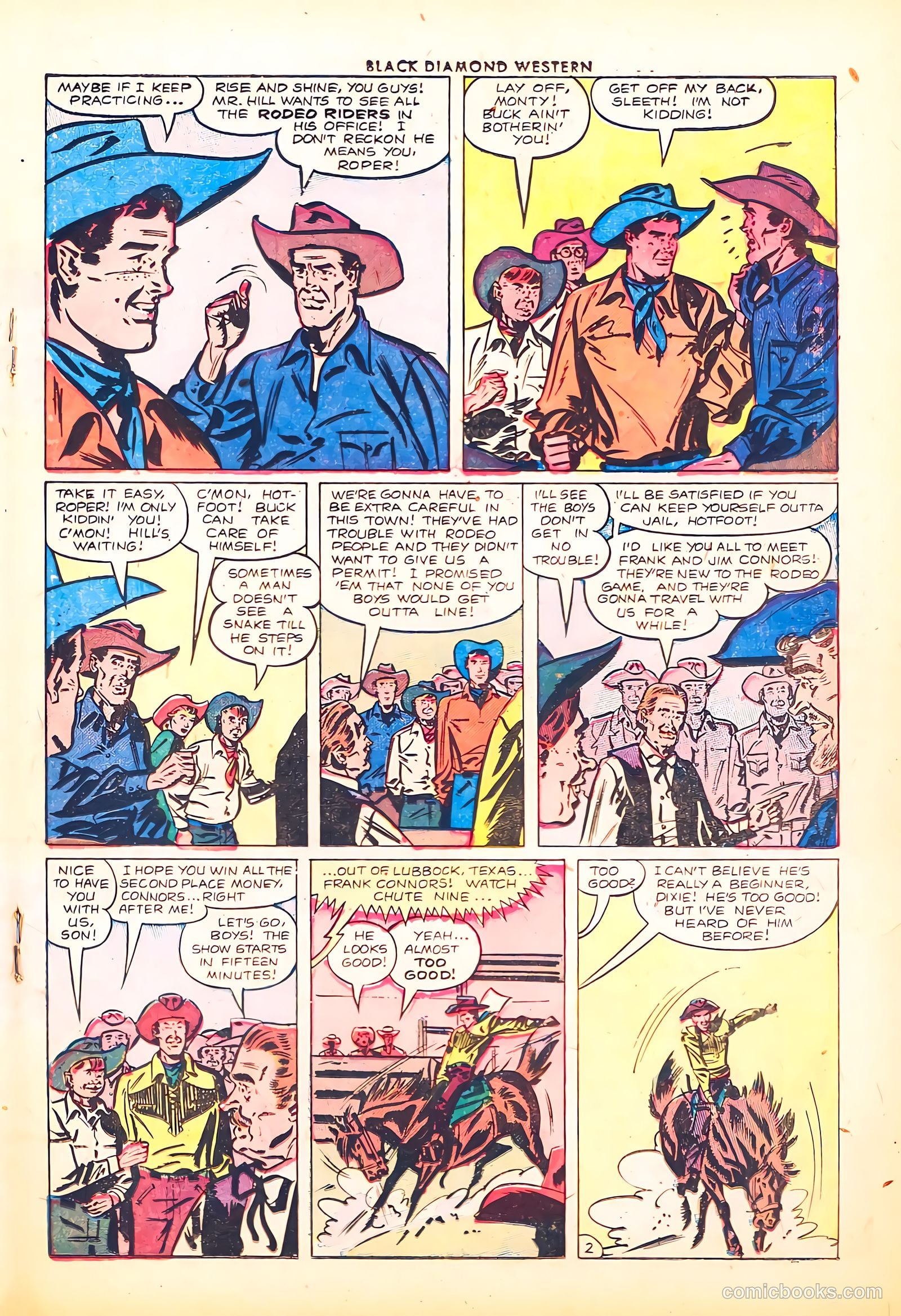 Black Diamond Western #47 (1953) — page 19