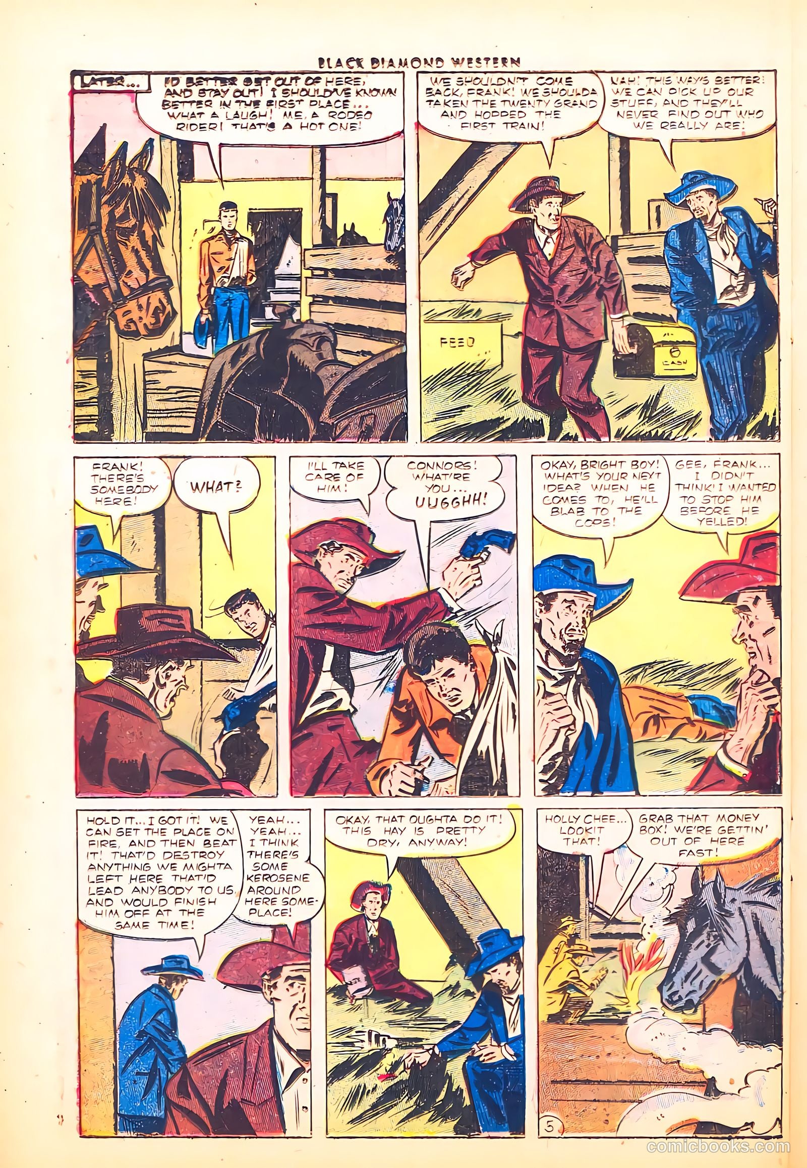 Black Diamond Western #47 (1953) — page 22