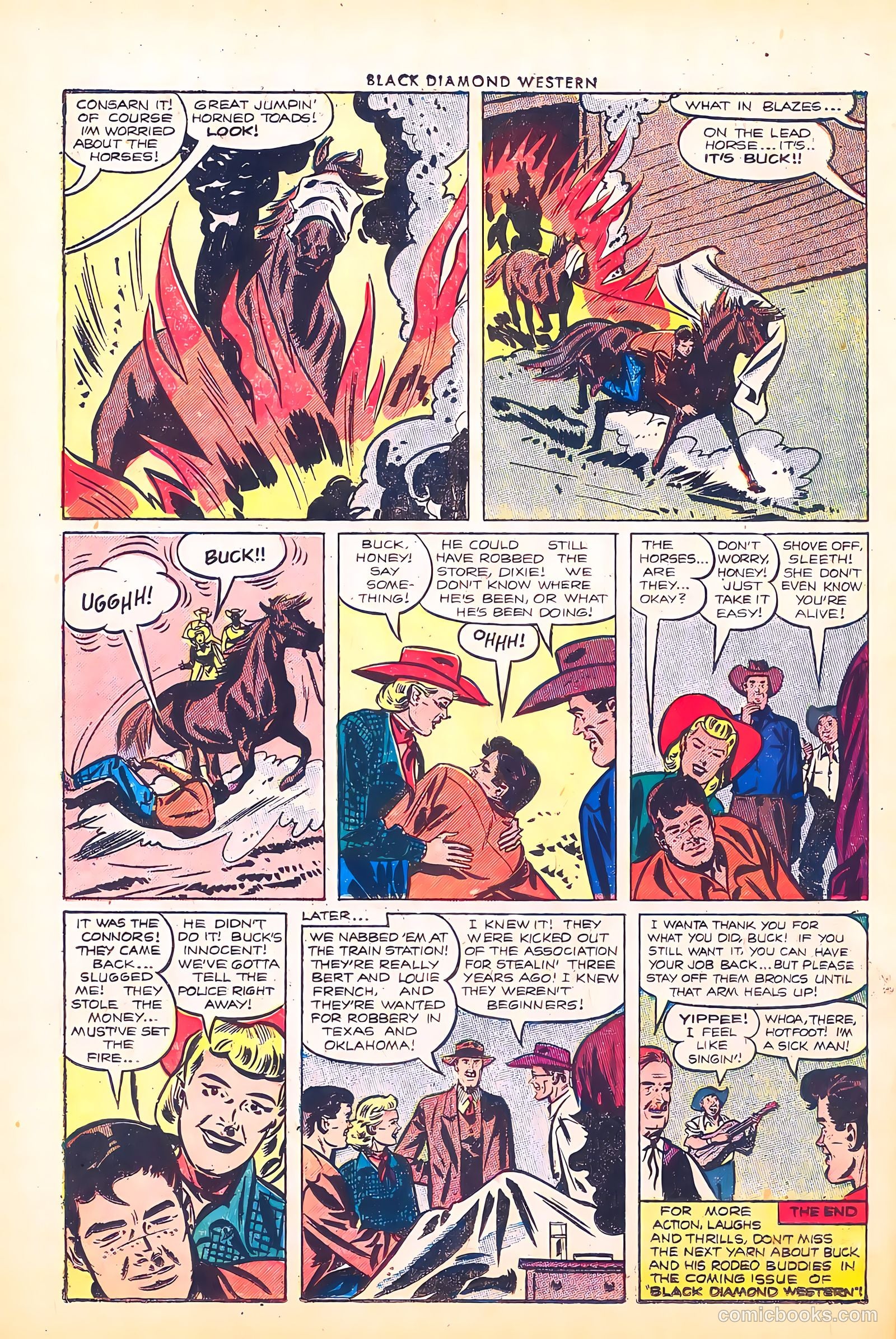 Black Diamond Western #47 (1953) — page 24