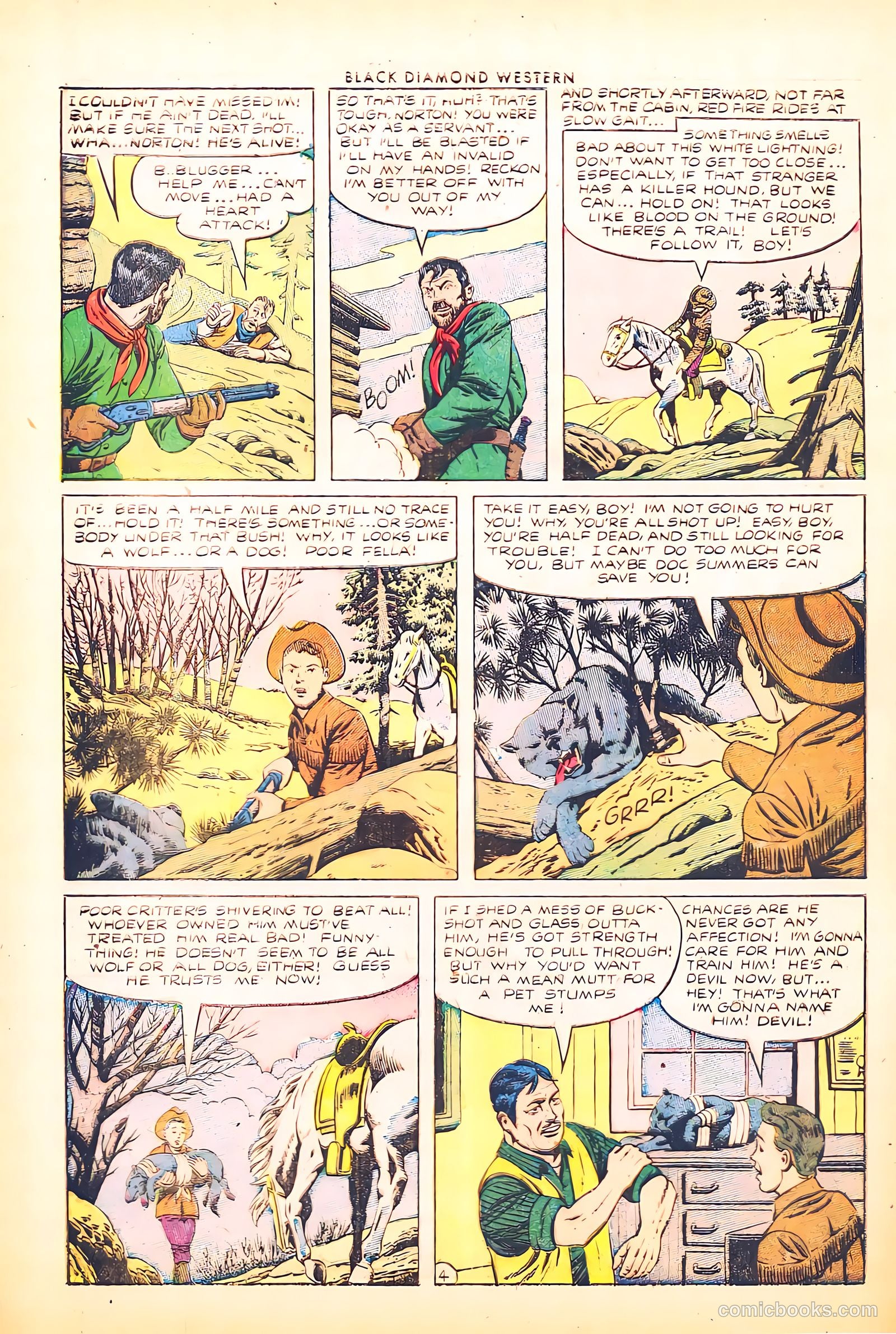 Black Diamond Western #47 (1953) — page 30