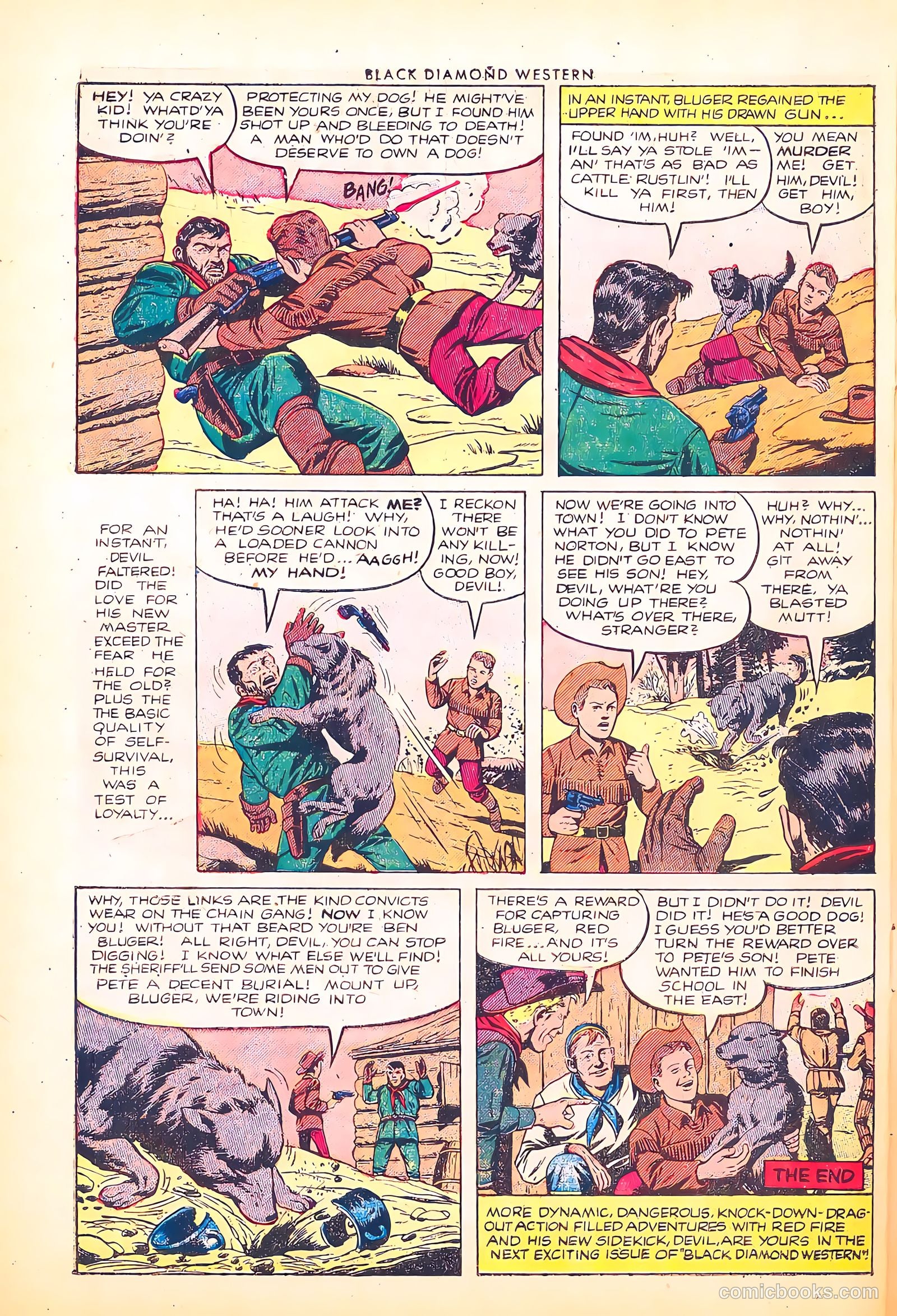 Black Diamond Western #47 (1953) — page 32