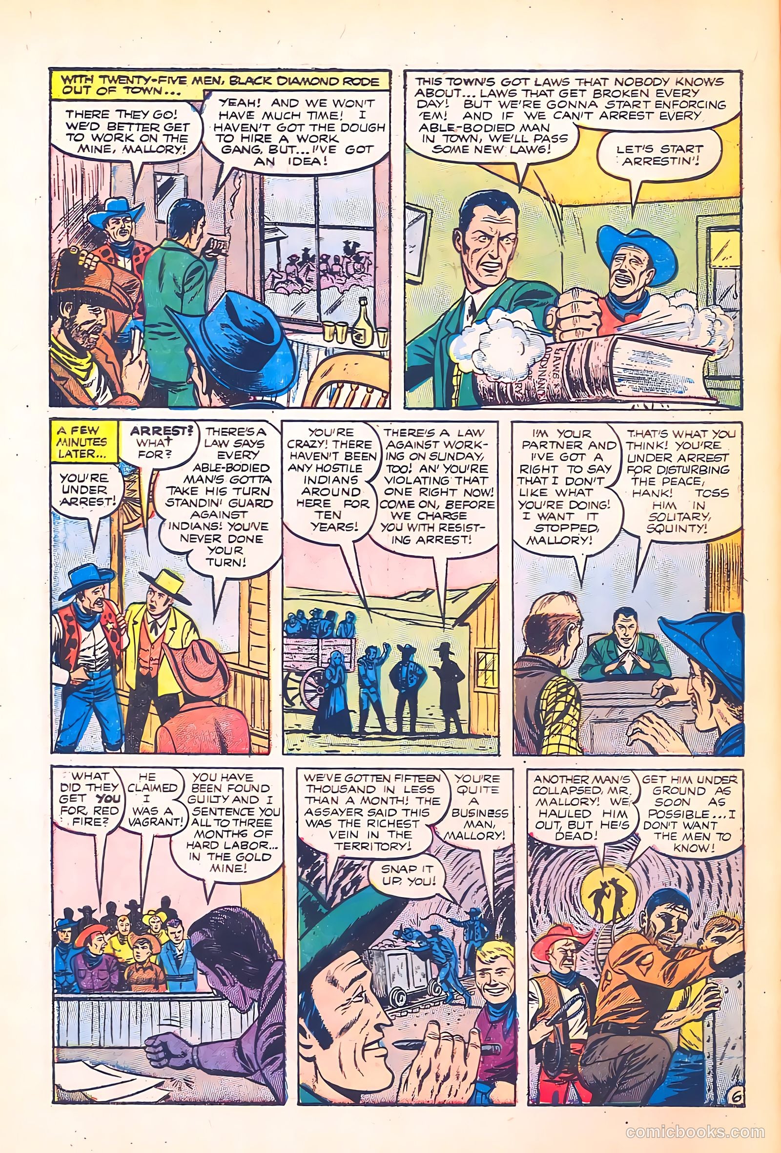 Black Diamond Western #48 (1953) — page 8