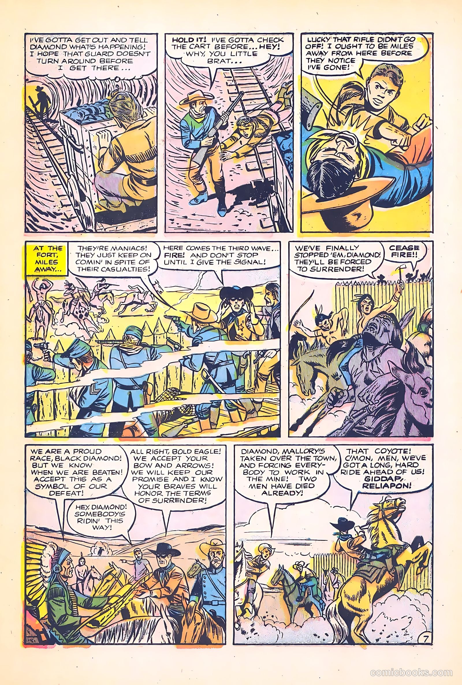 Black Diamond Western #48 (1953) — page 9