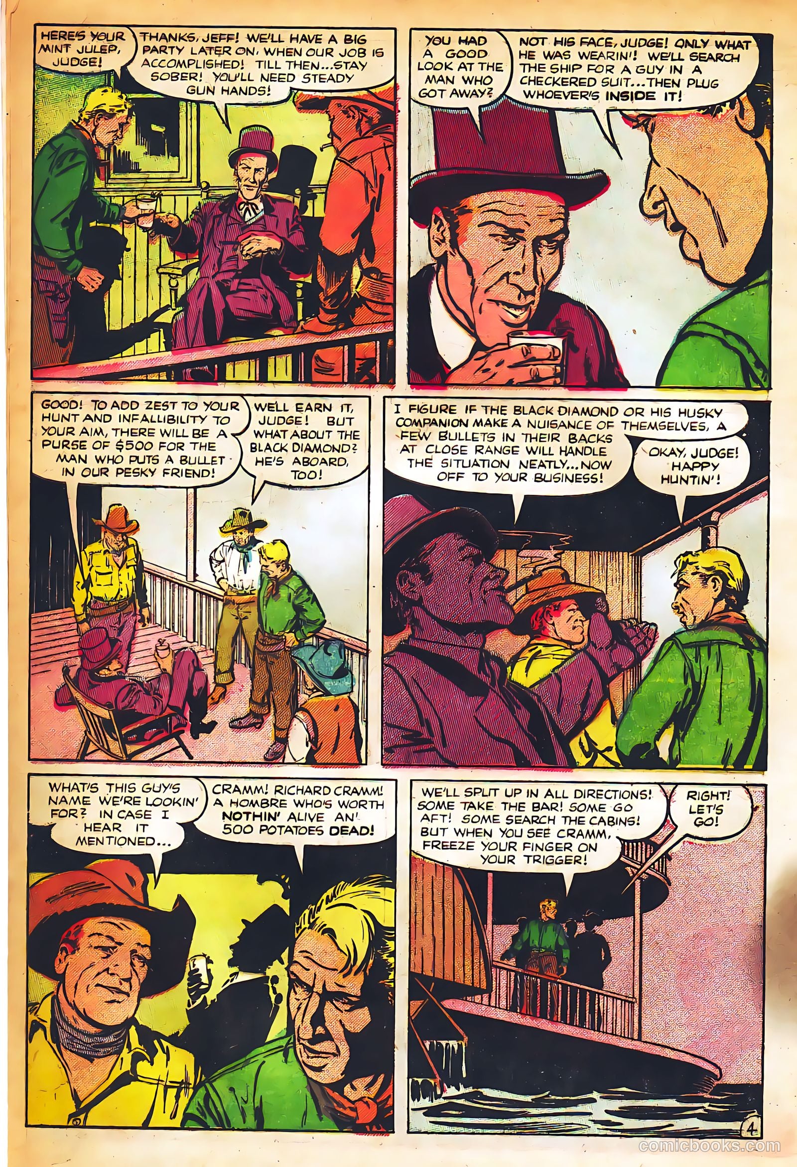 Black Diamond Western #49 (1954) — page 6