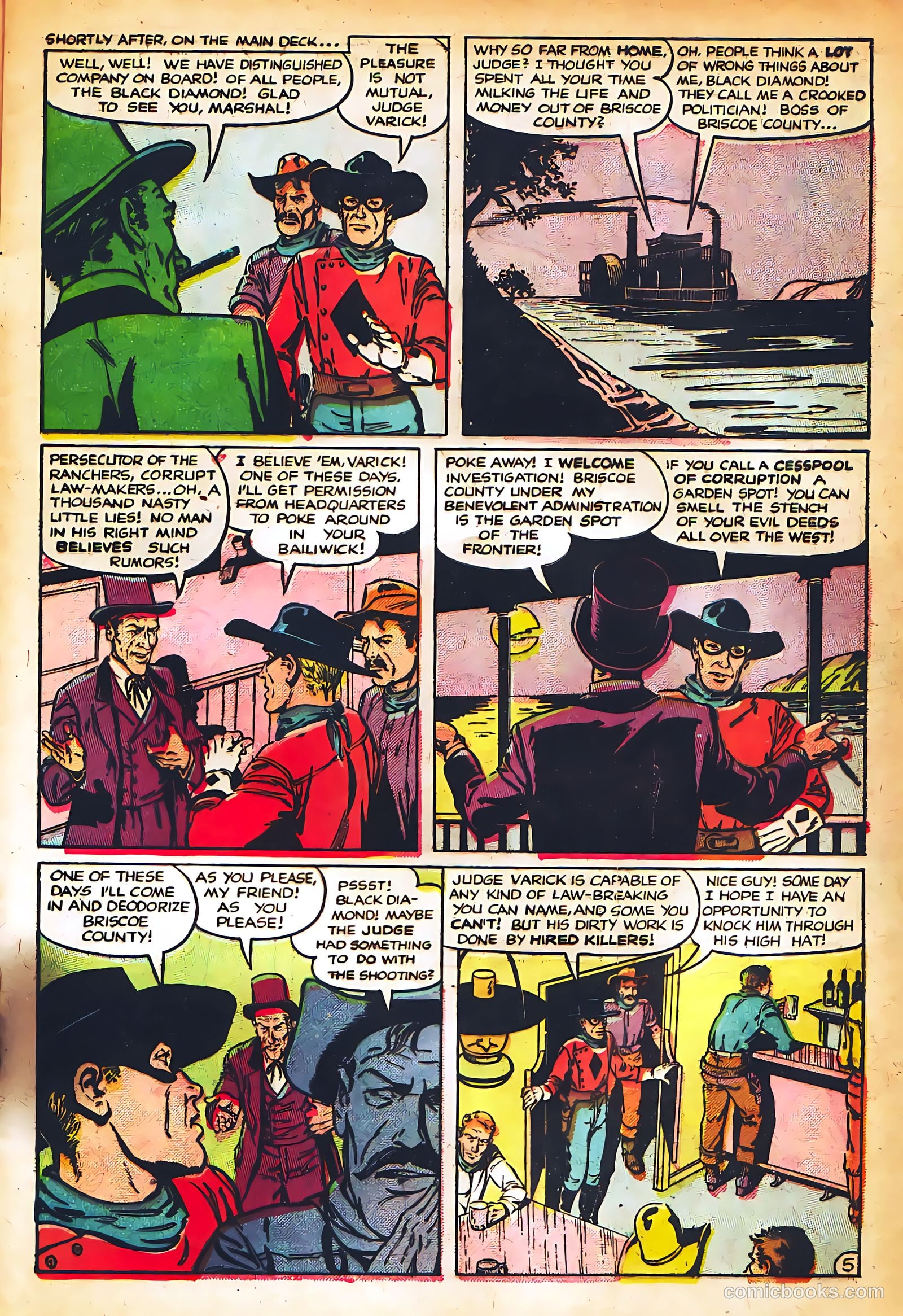 Black Diamond Western #49 (1954) — page 7