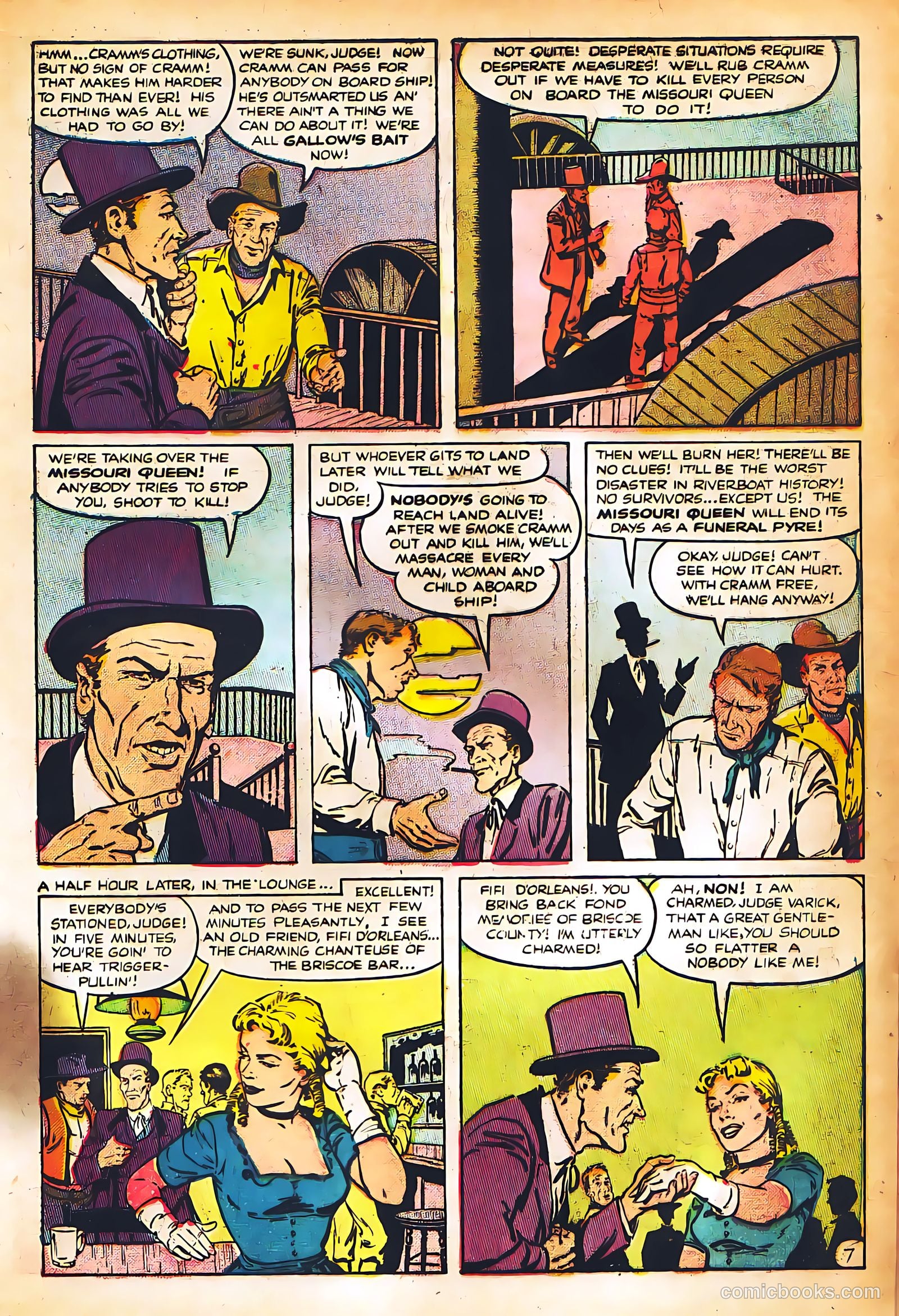 Black Diamond Western #49 (1954) — page 9