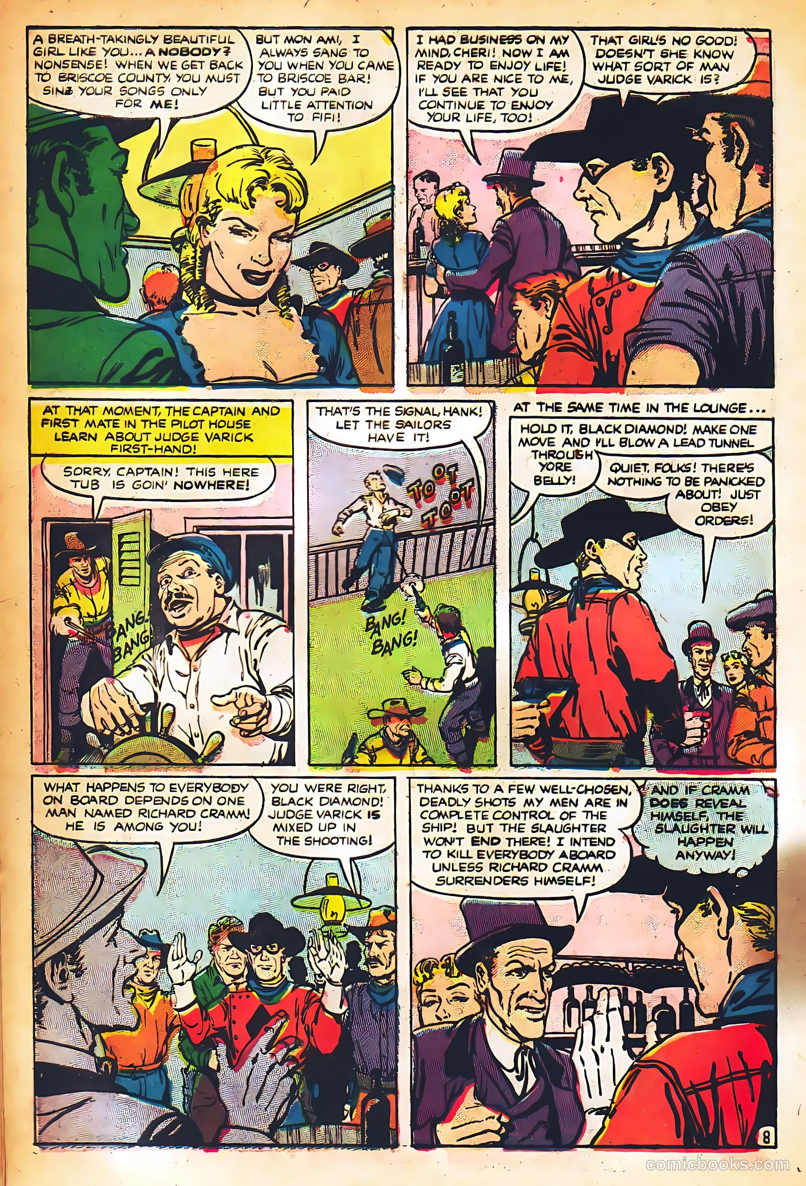 Black Diamond Western #49 (1954) — page 10