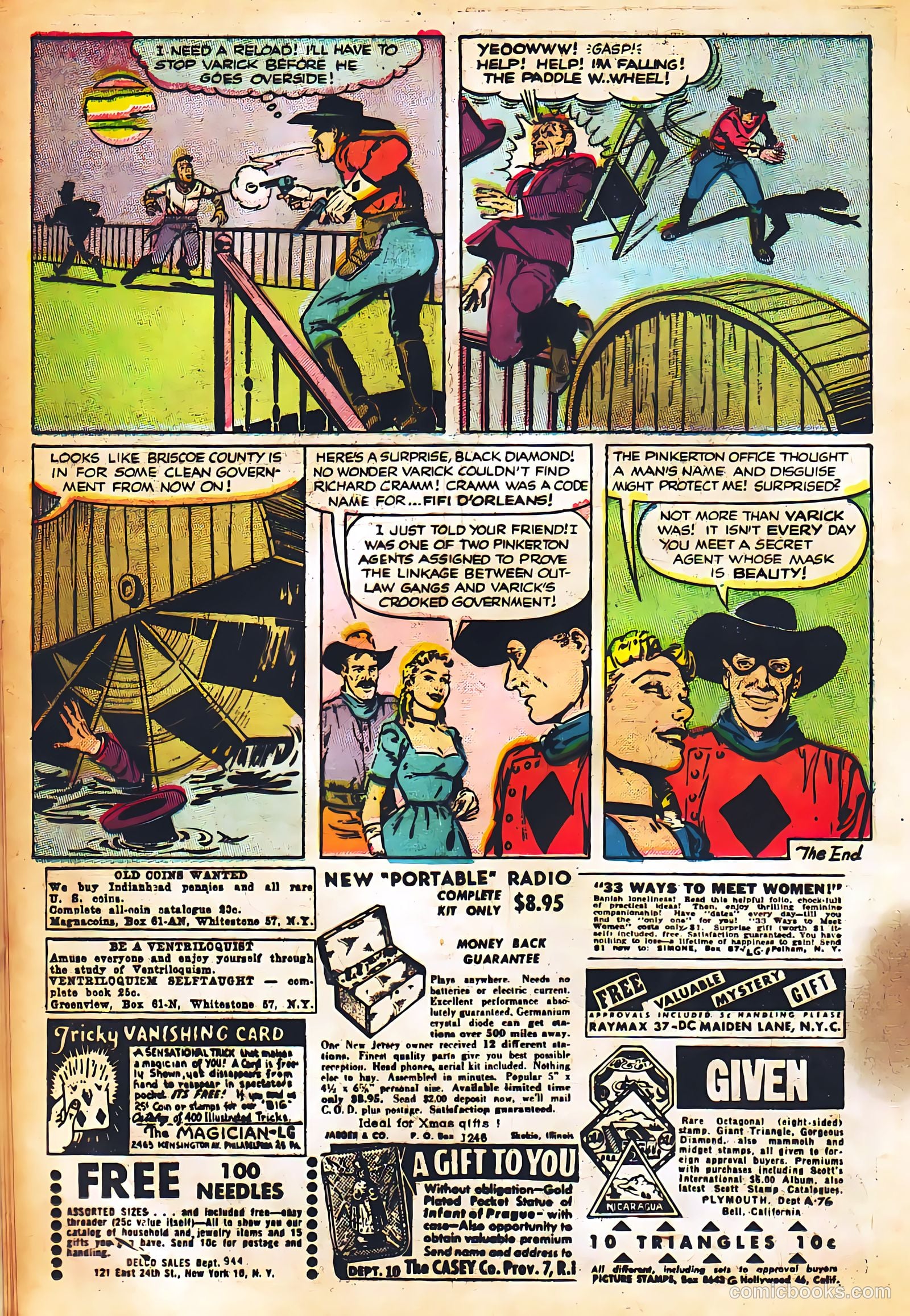 Black Diamond Western #49 (1954) — page 12