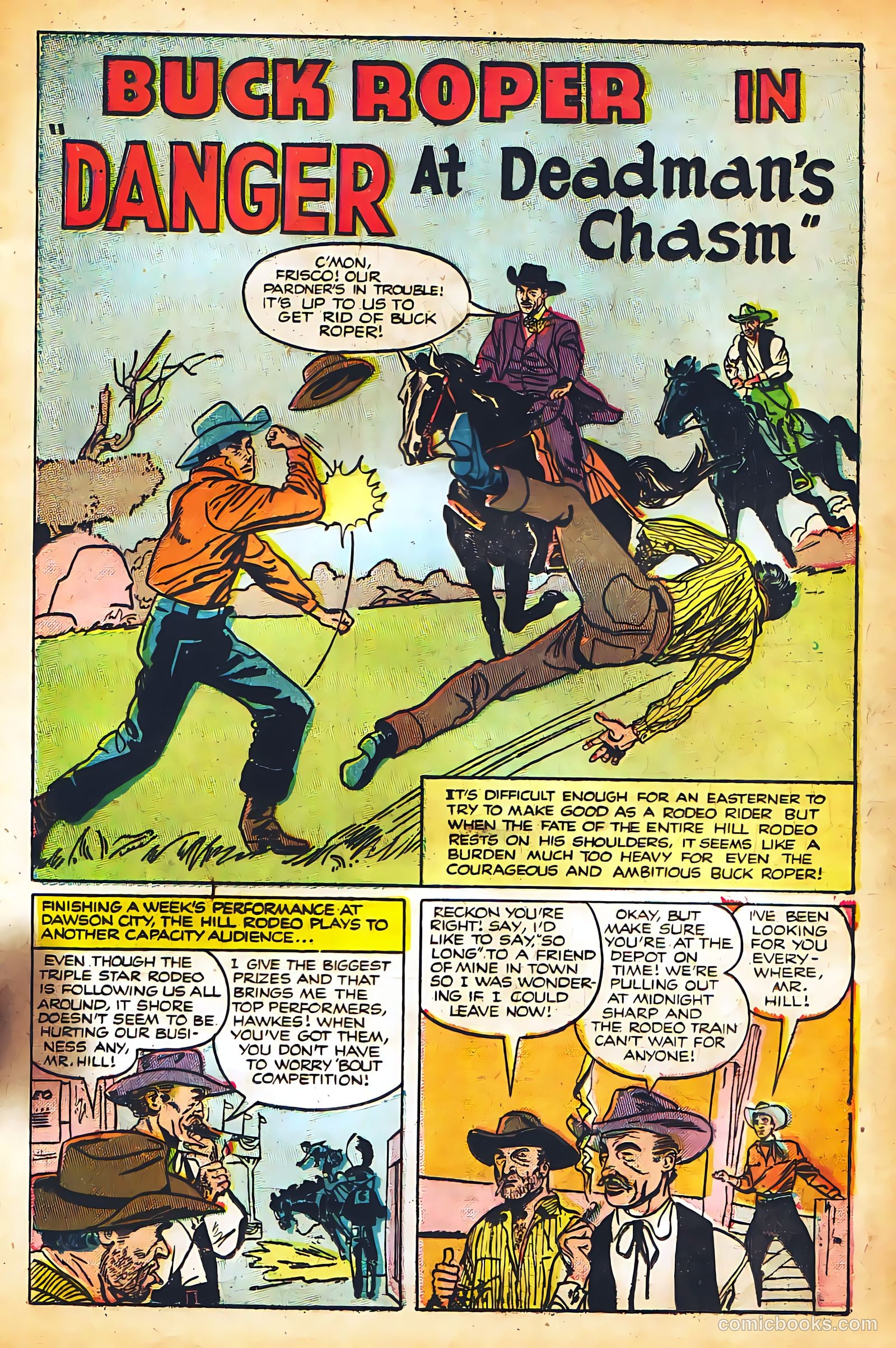 Black Diamond Western #49 (1954) — page 13