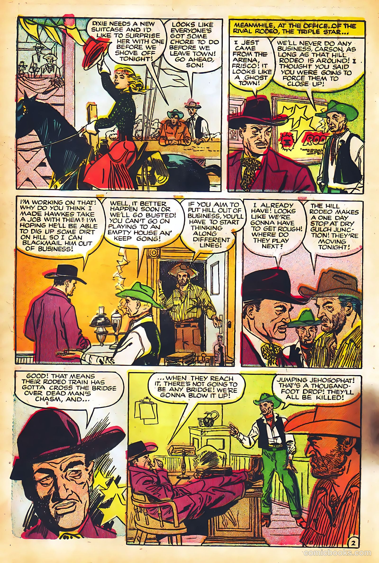 Black Diamond Western #49 (1954) — page 14