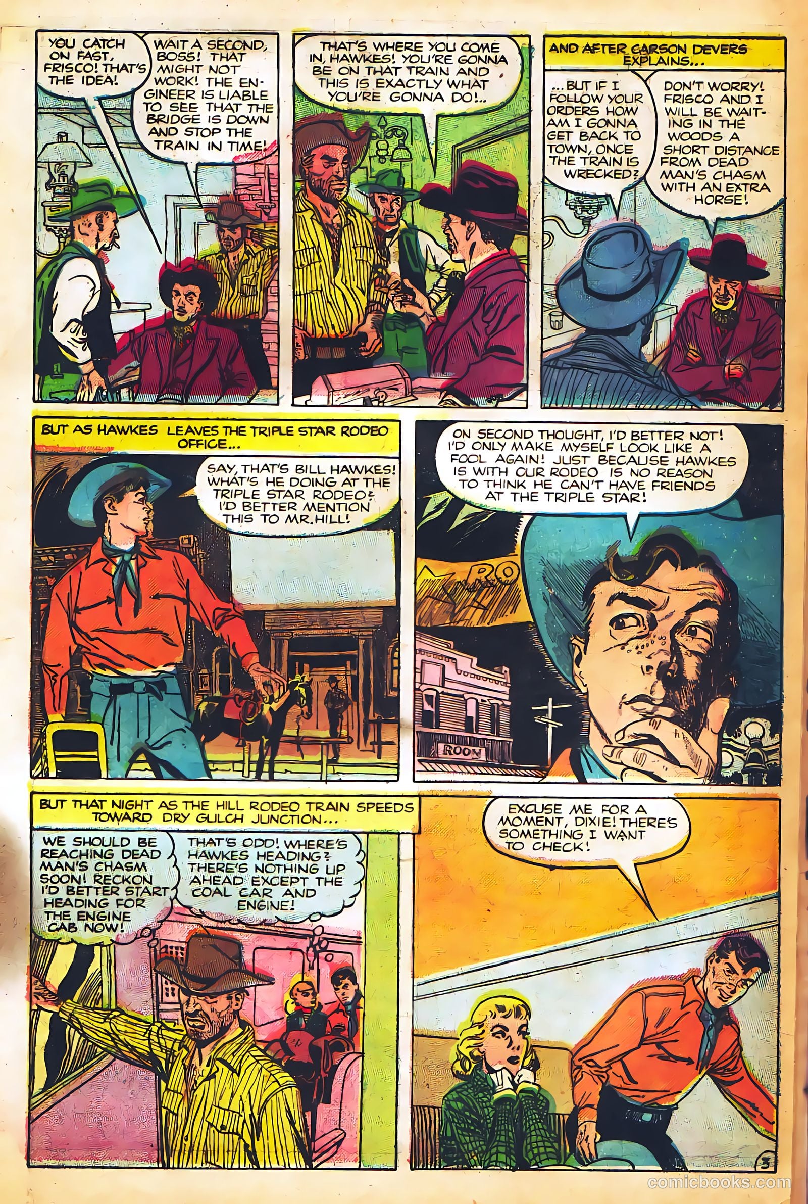 Black Diamond Western #49 (1954) — page 15
