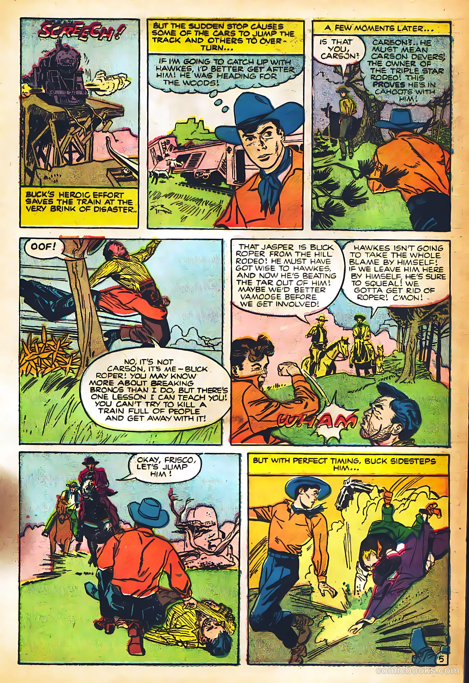 Black Diamond Western #49 (1954) — page 17