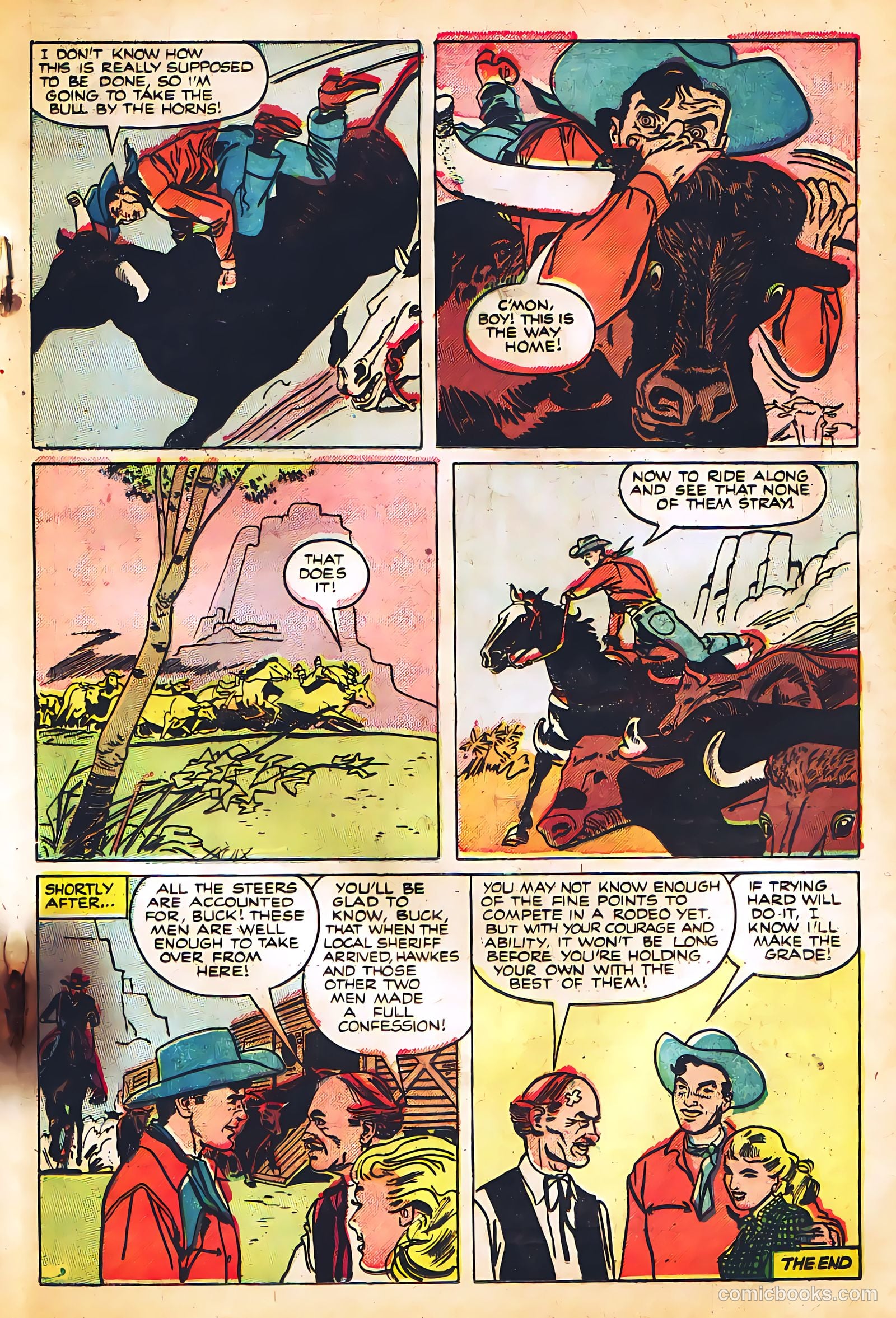 Black Diamond Western #49 (1954) — page 19