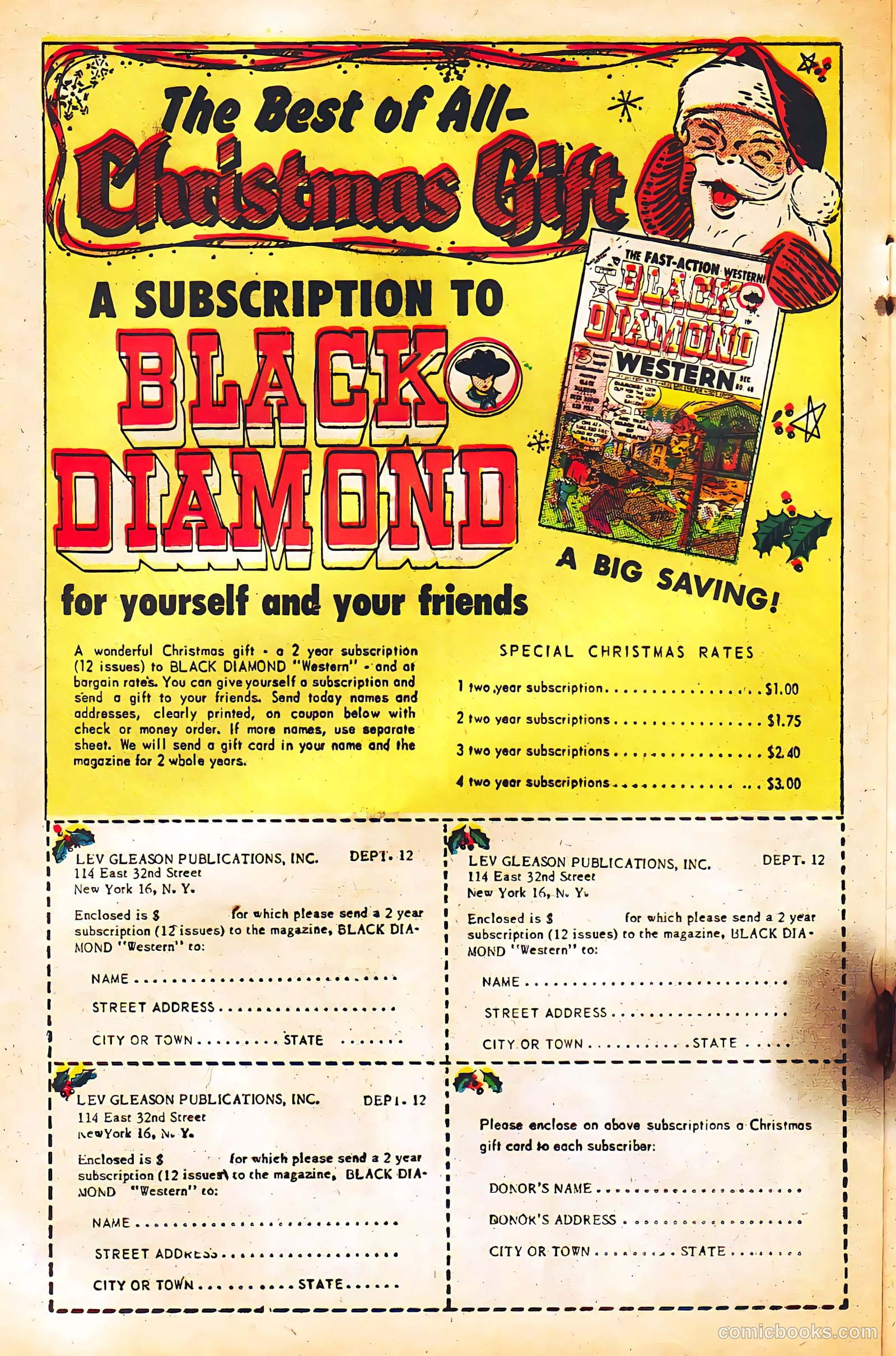 Black Diamond Western #49 (1954) — page 20