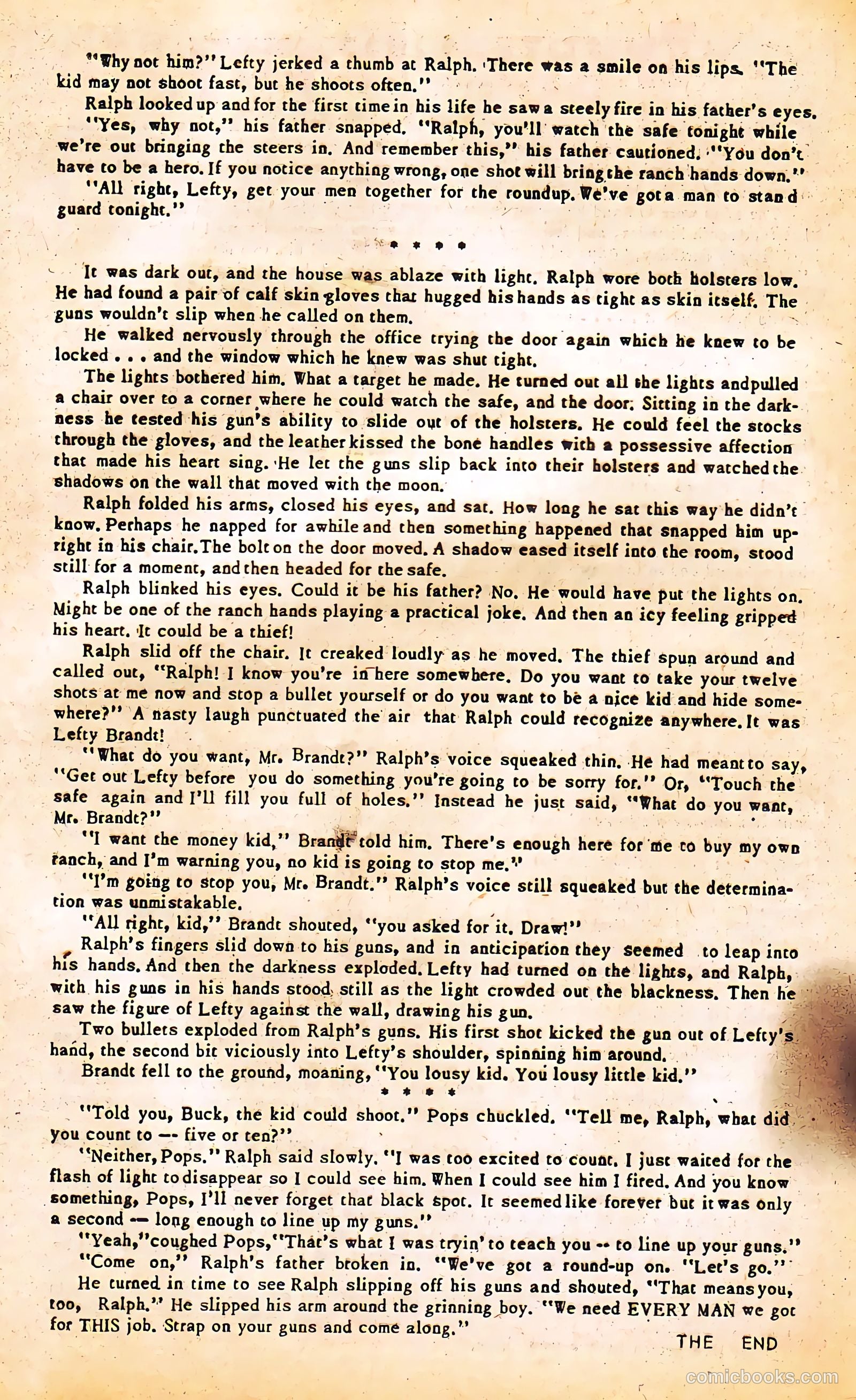 Black Diamond Western #49 (1954) — page 22