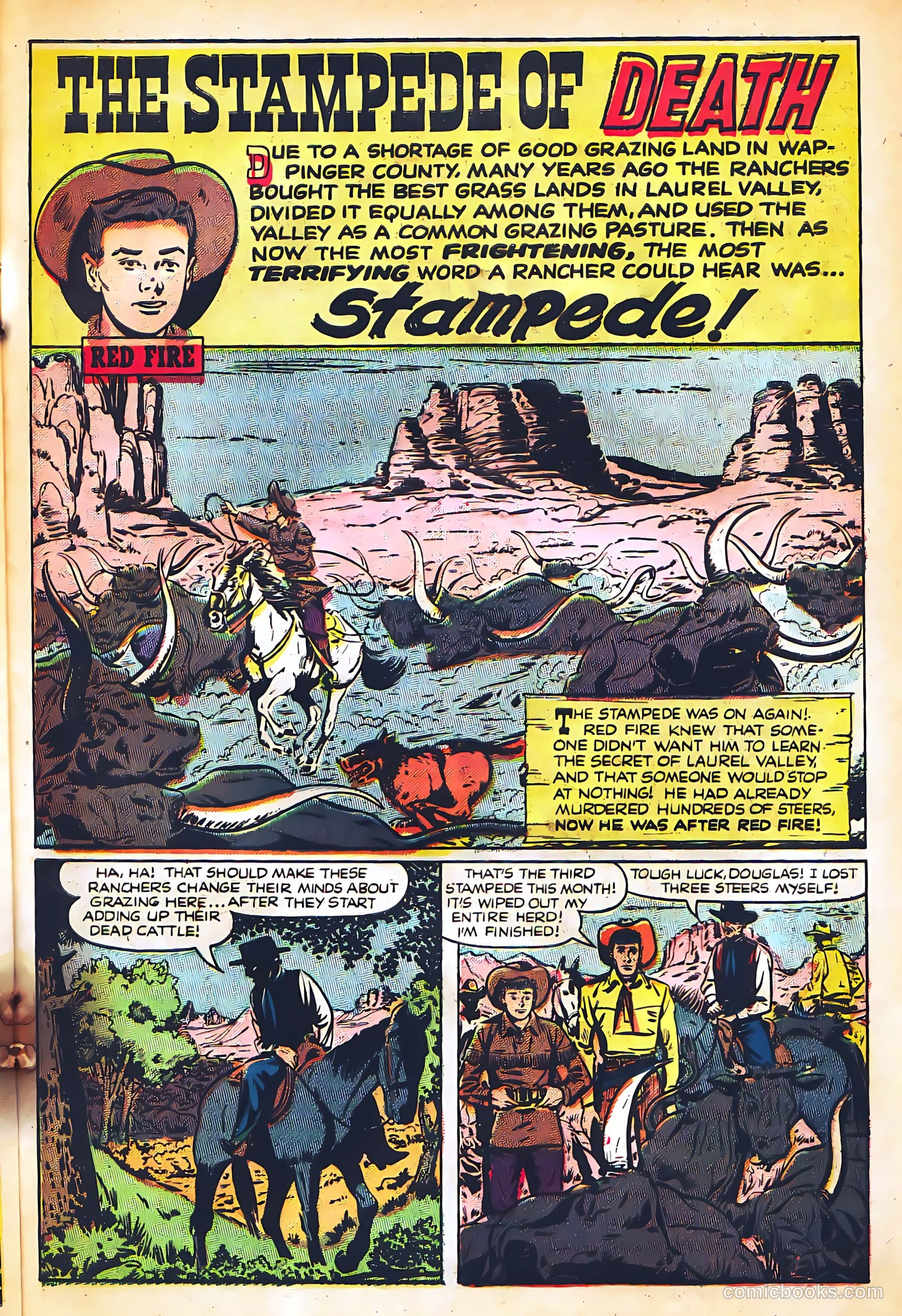 Black Diamond Western #49 (1954) — page 27