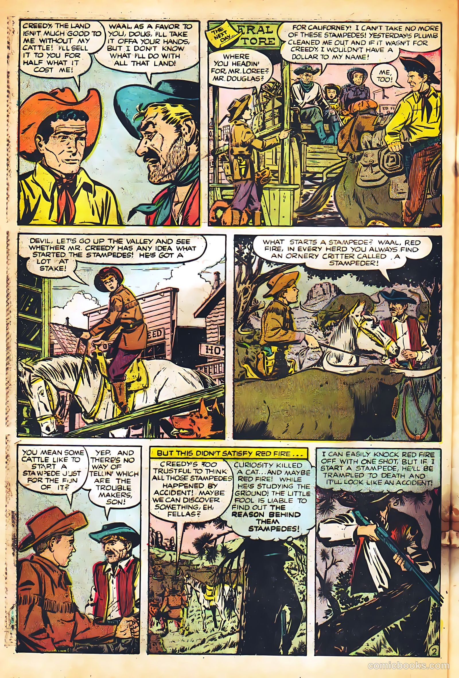 Black Diamond Western #49 (1954) — page 28